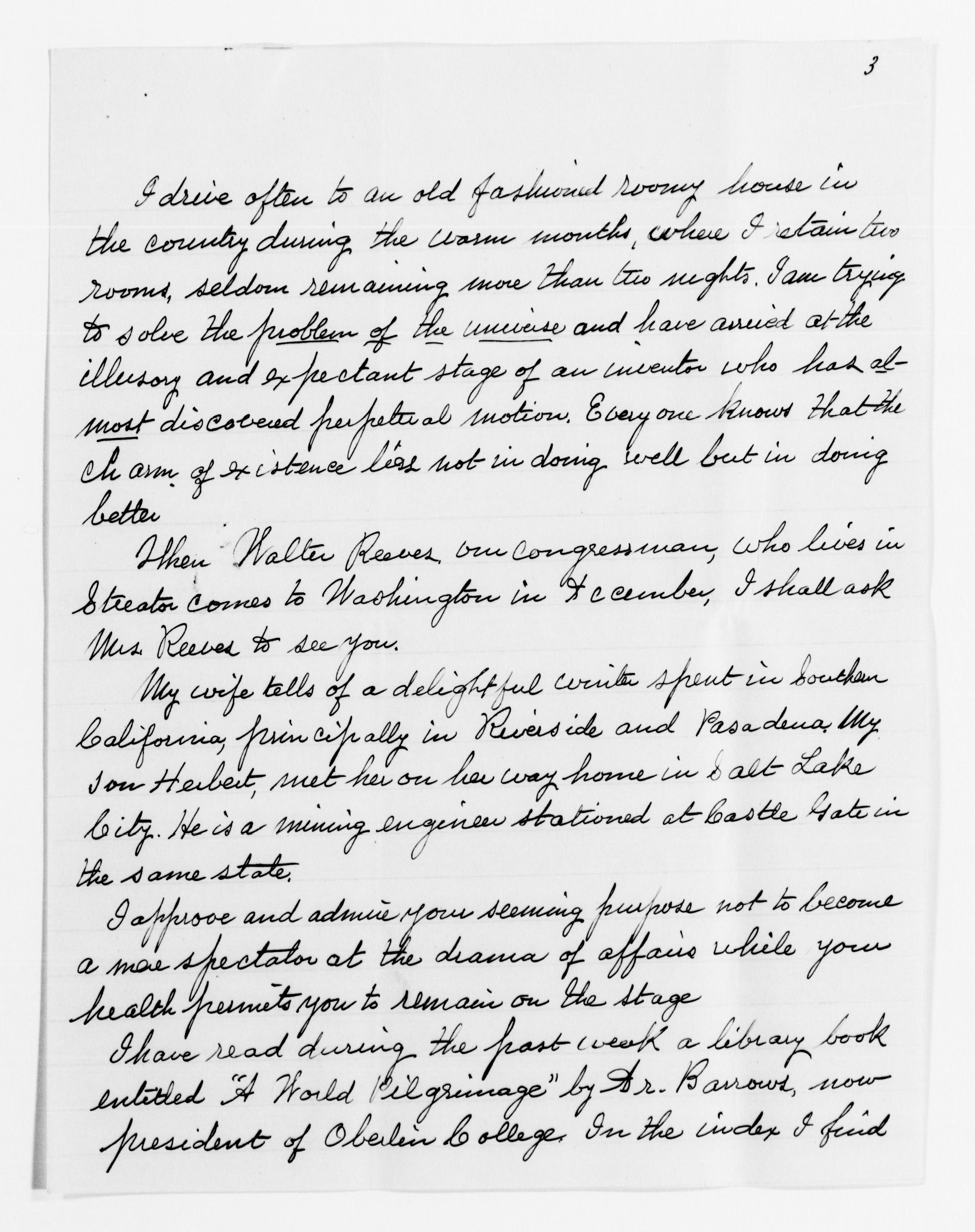 Scanned image of the current content page