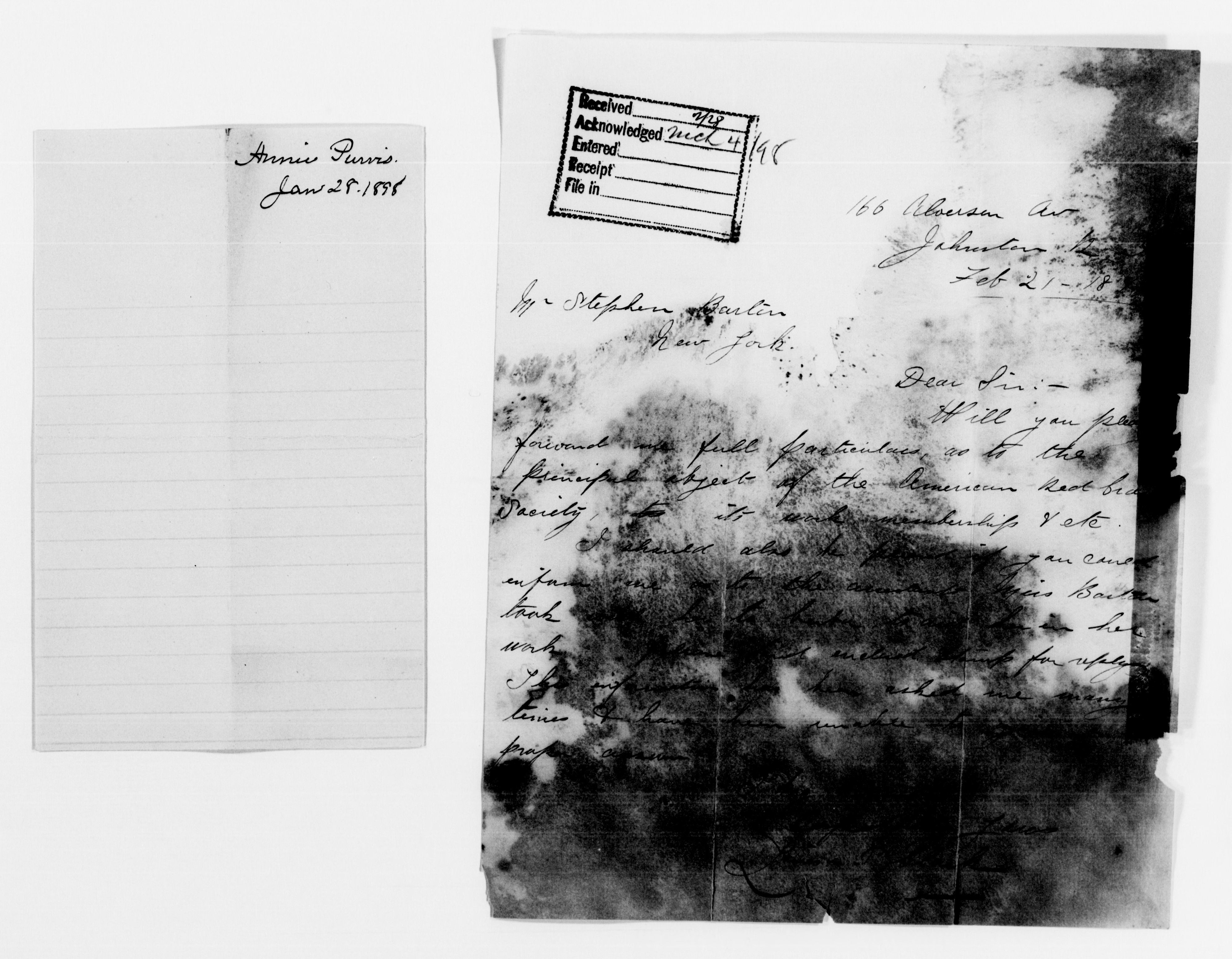 Scanned image of the current content page