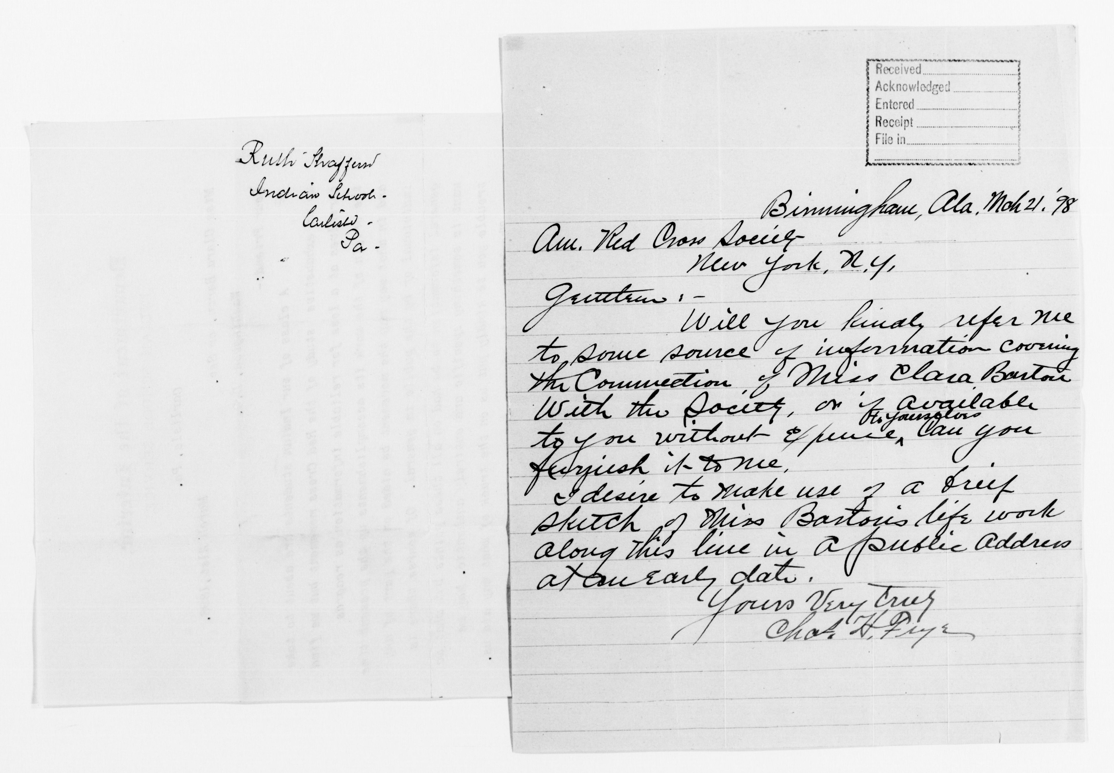 Scanned image of the current content page