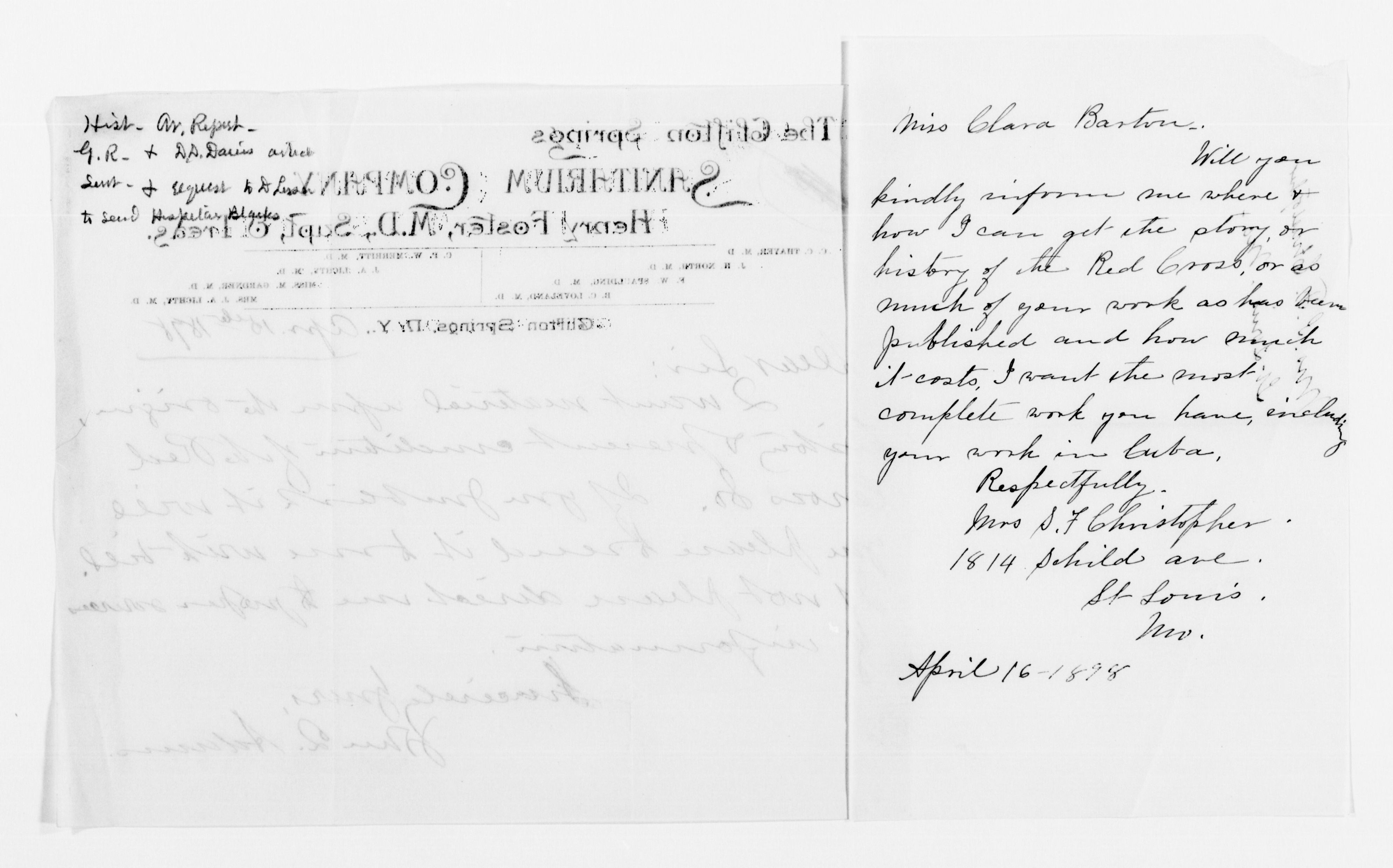 Scanned image of the current content page