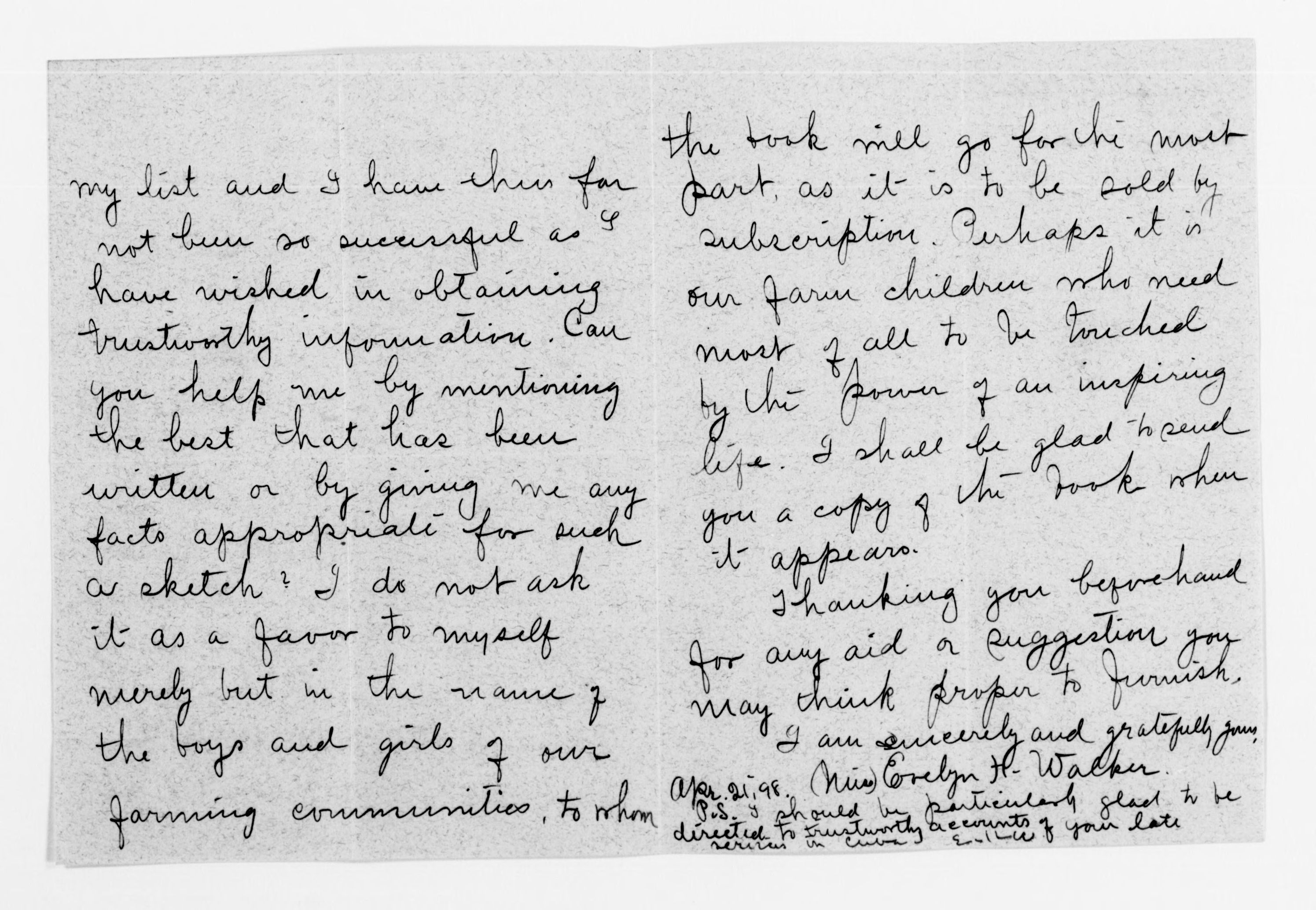 Scanned image of the current content page