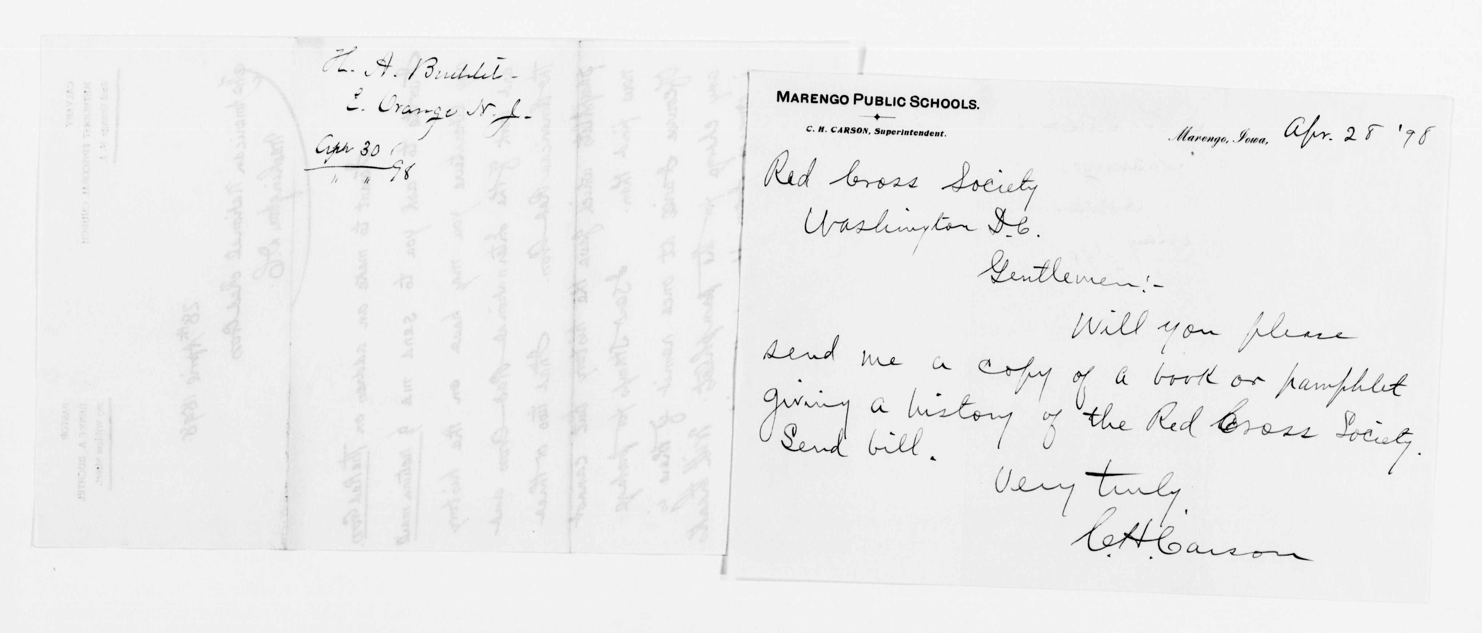 Scanned image of the current content page