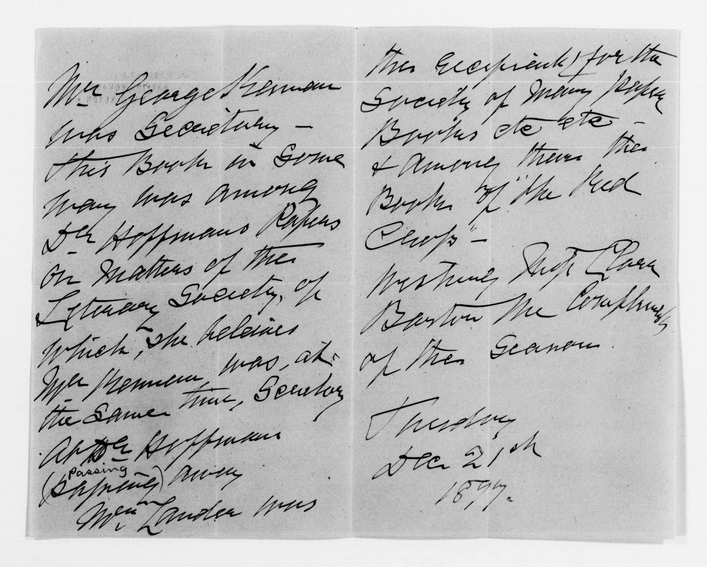 Scanned image of the current content page