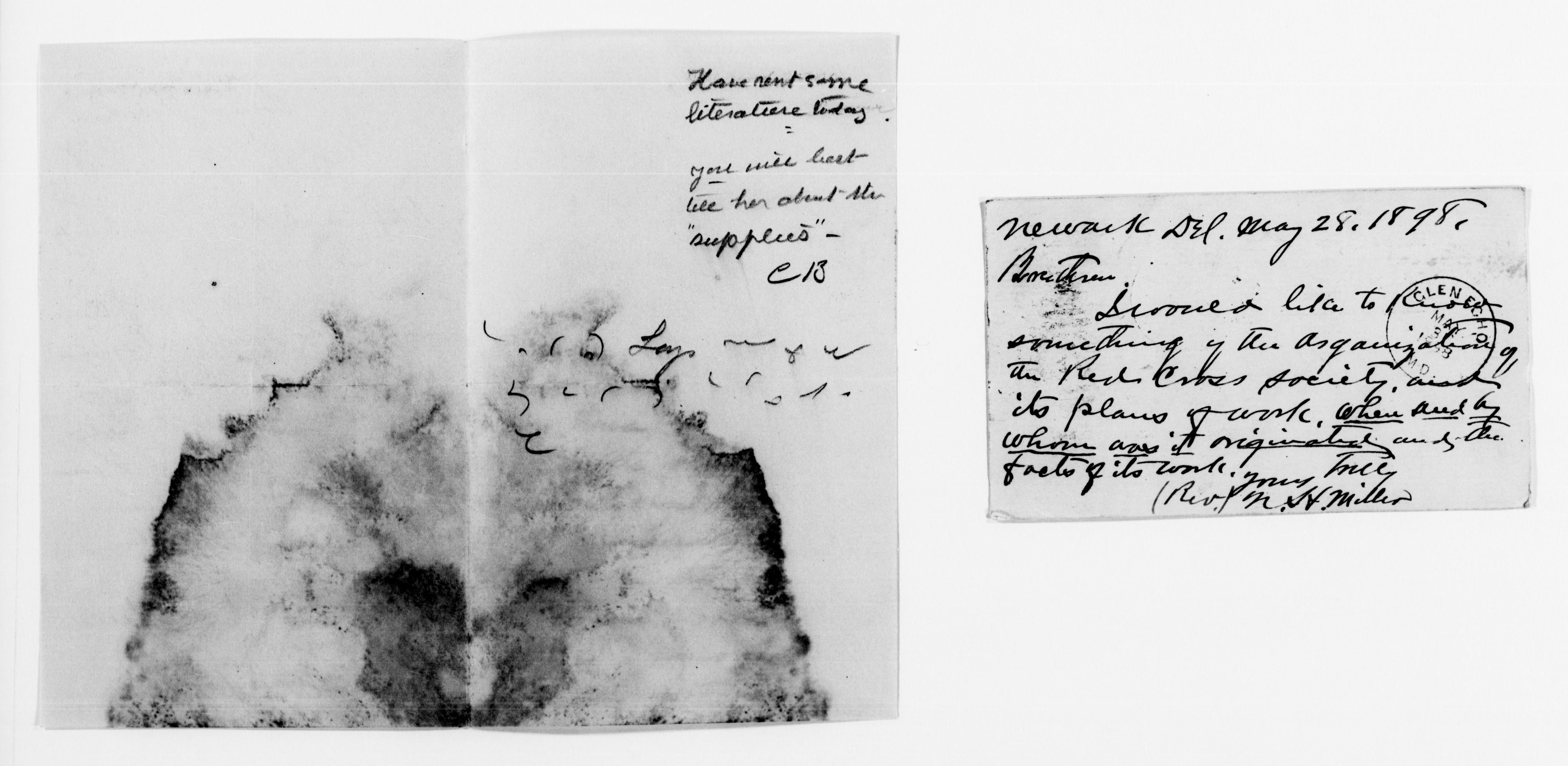 Scanned image of the current content page