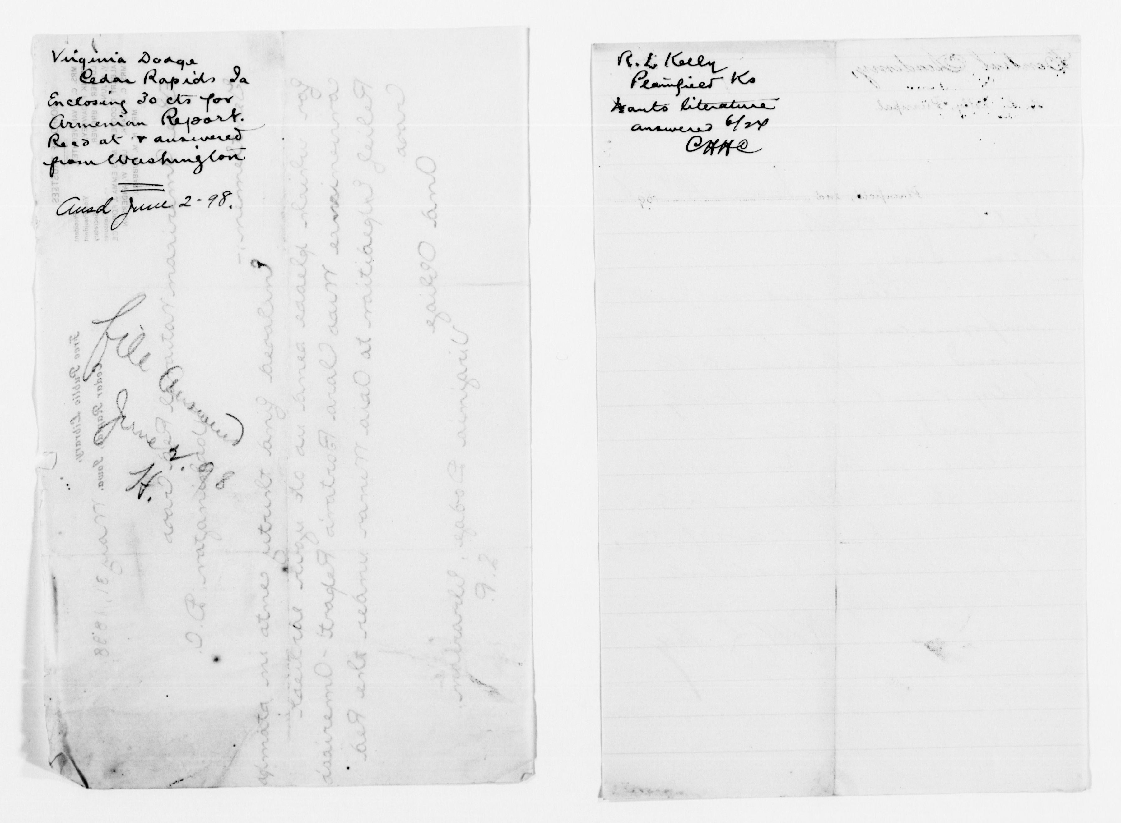Scanned image of the current content page
