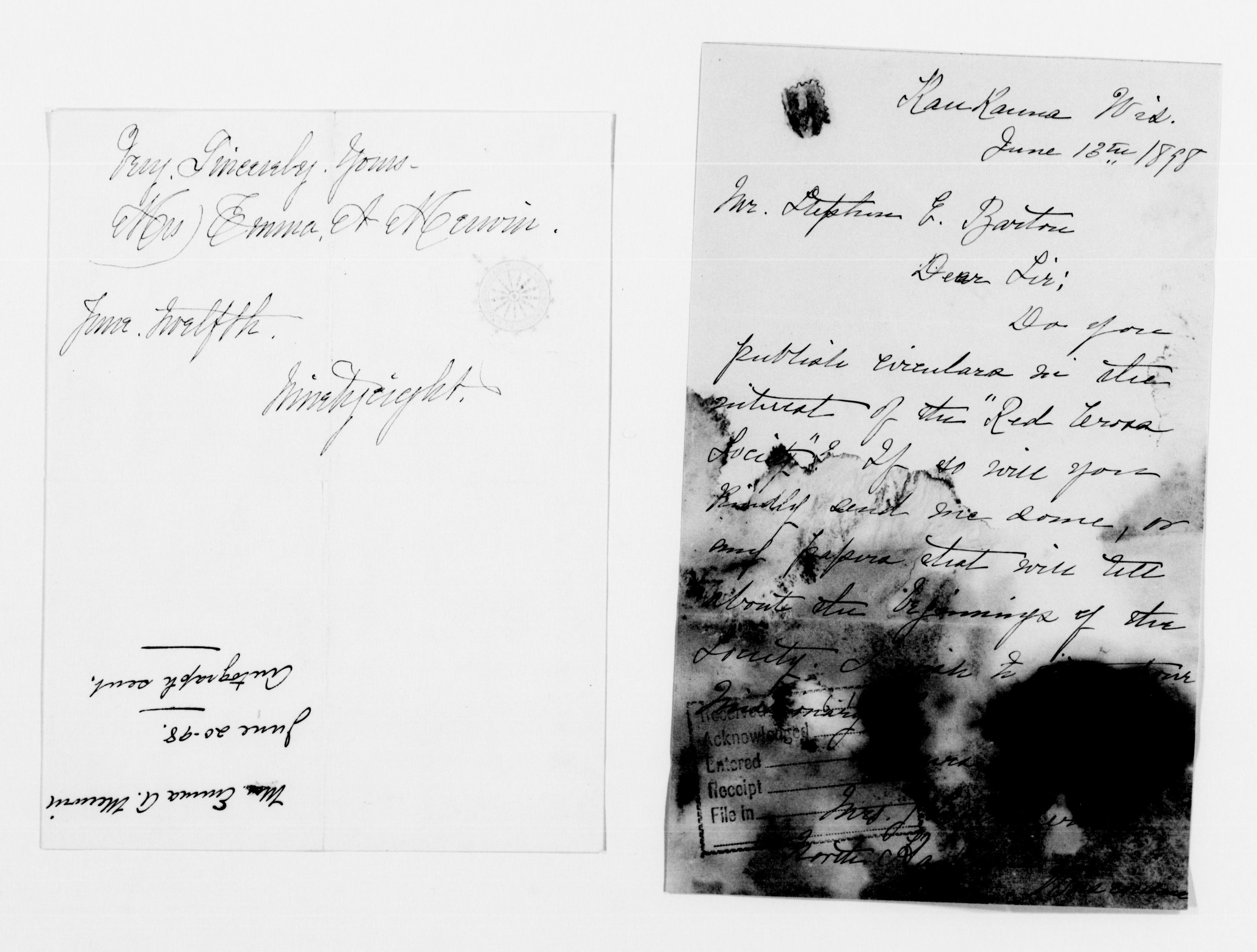 Scanned image of the current content page