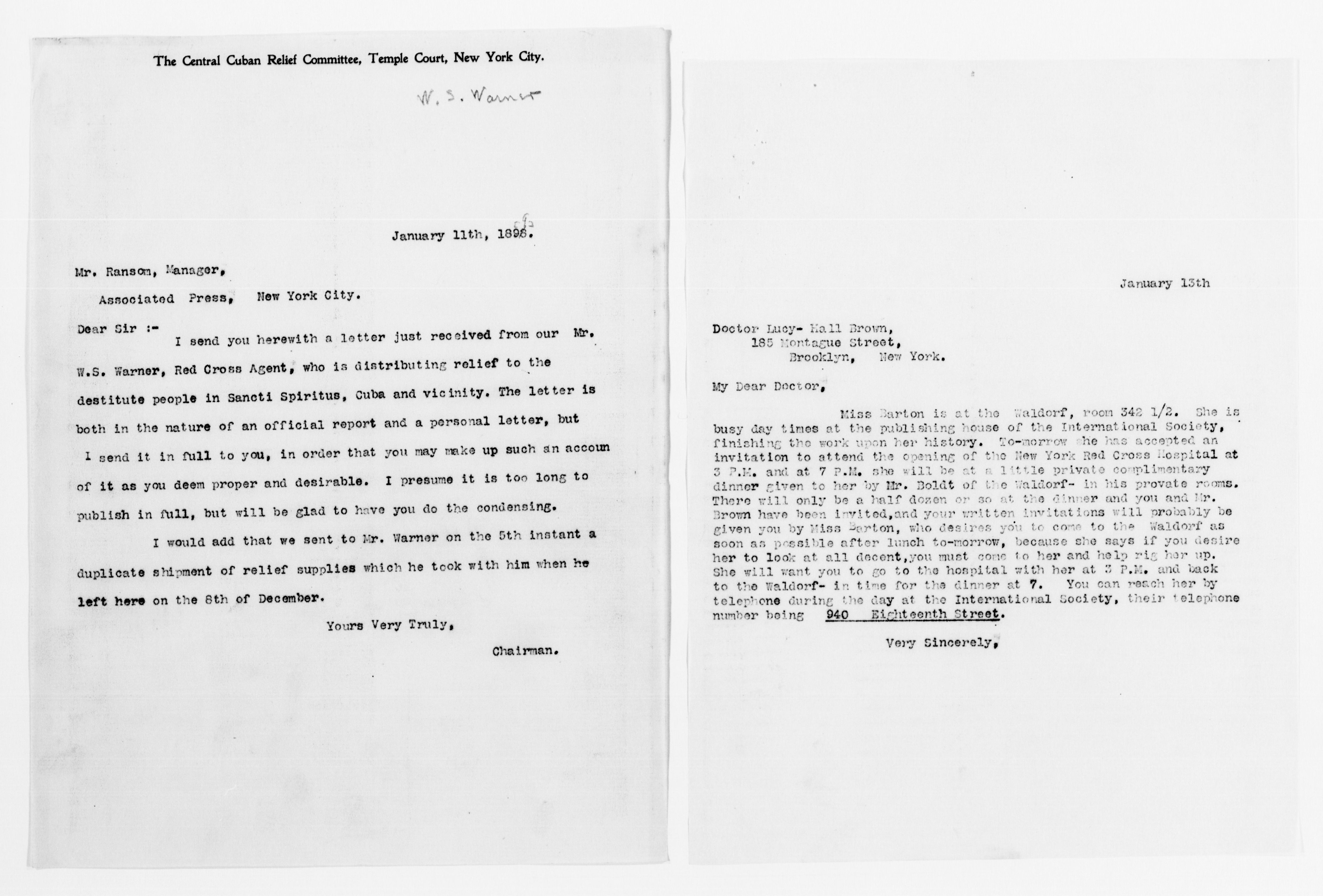 Scanned image of the current content page