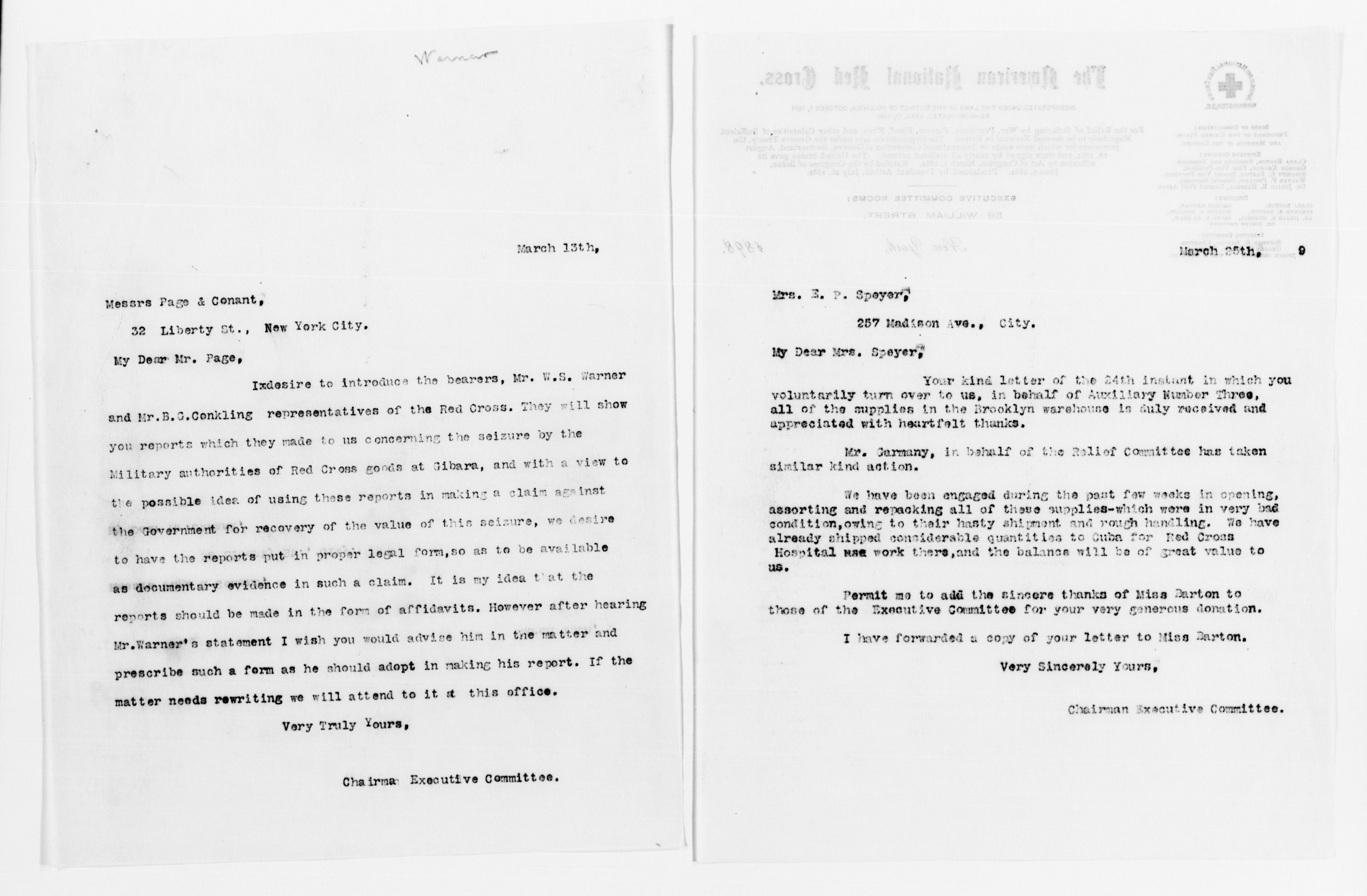 Scanned image of the current content page