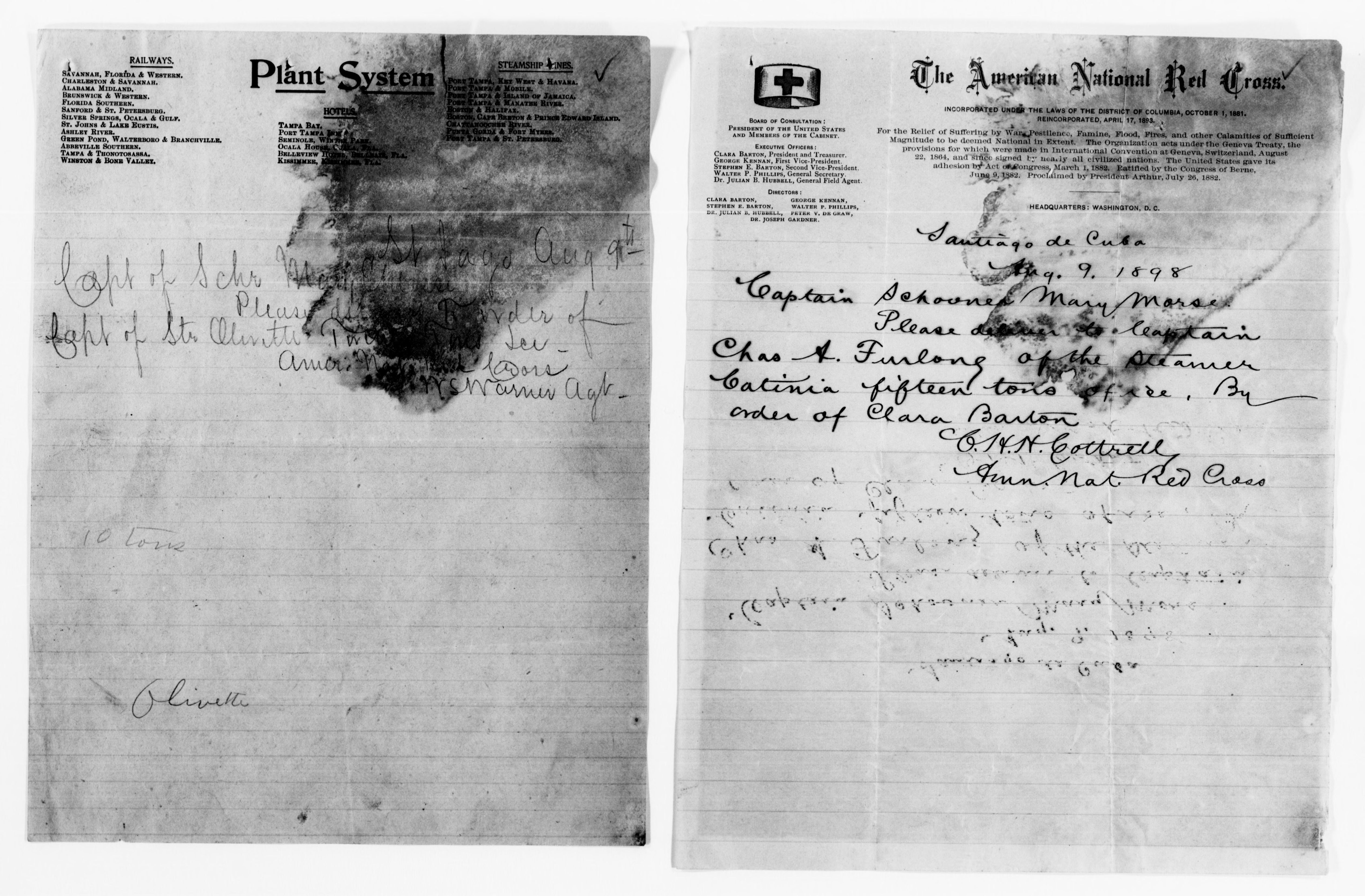 Scanned image of the current content page