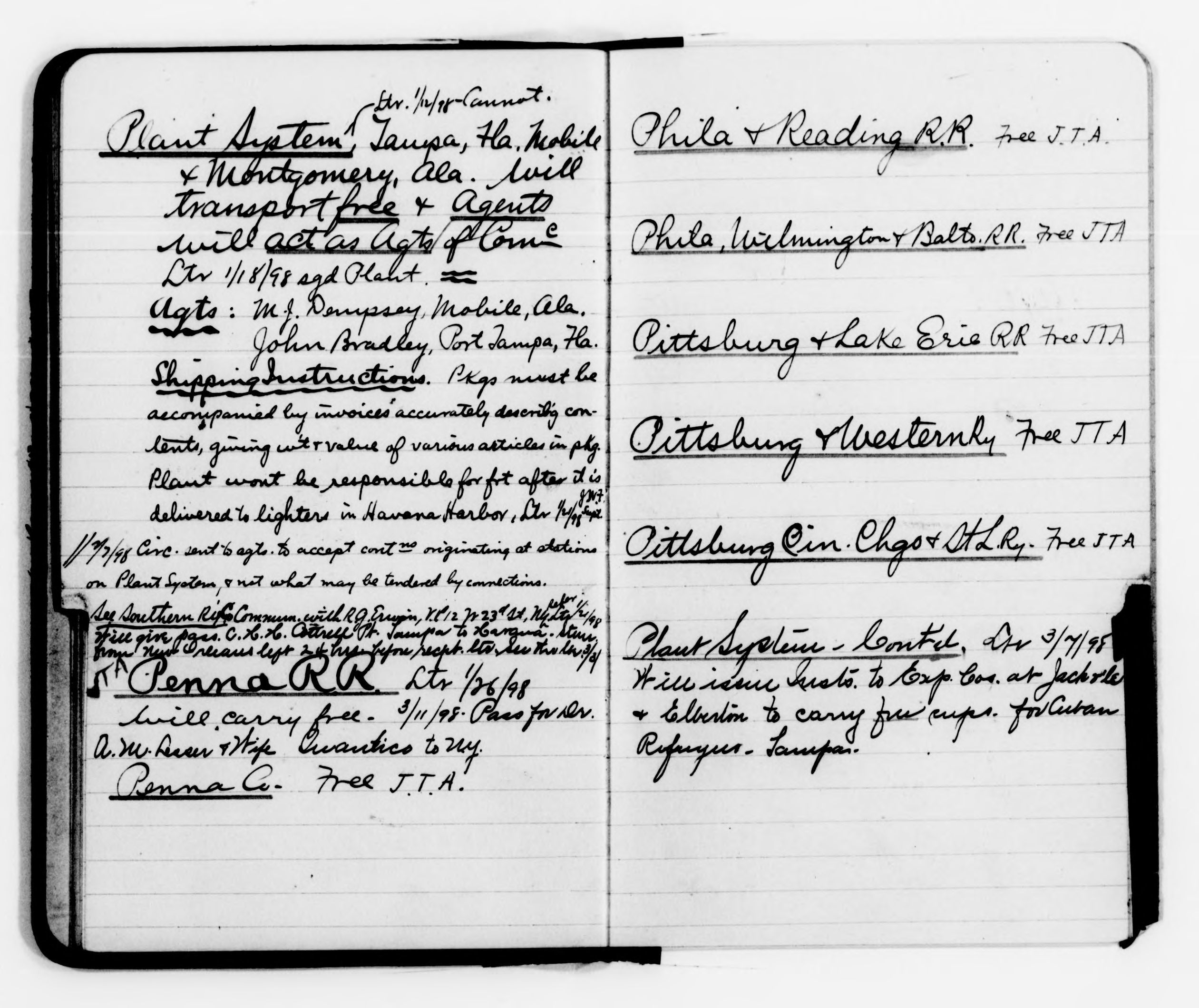Scanned image of the current content page