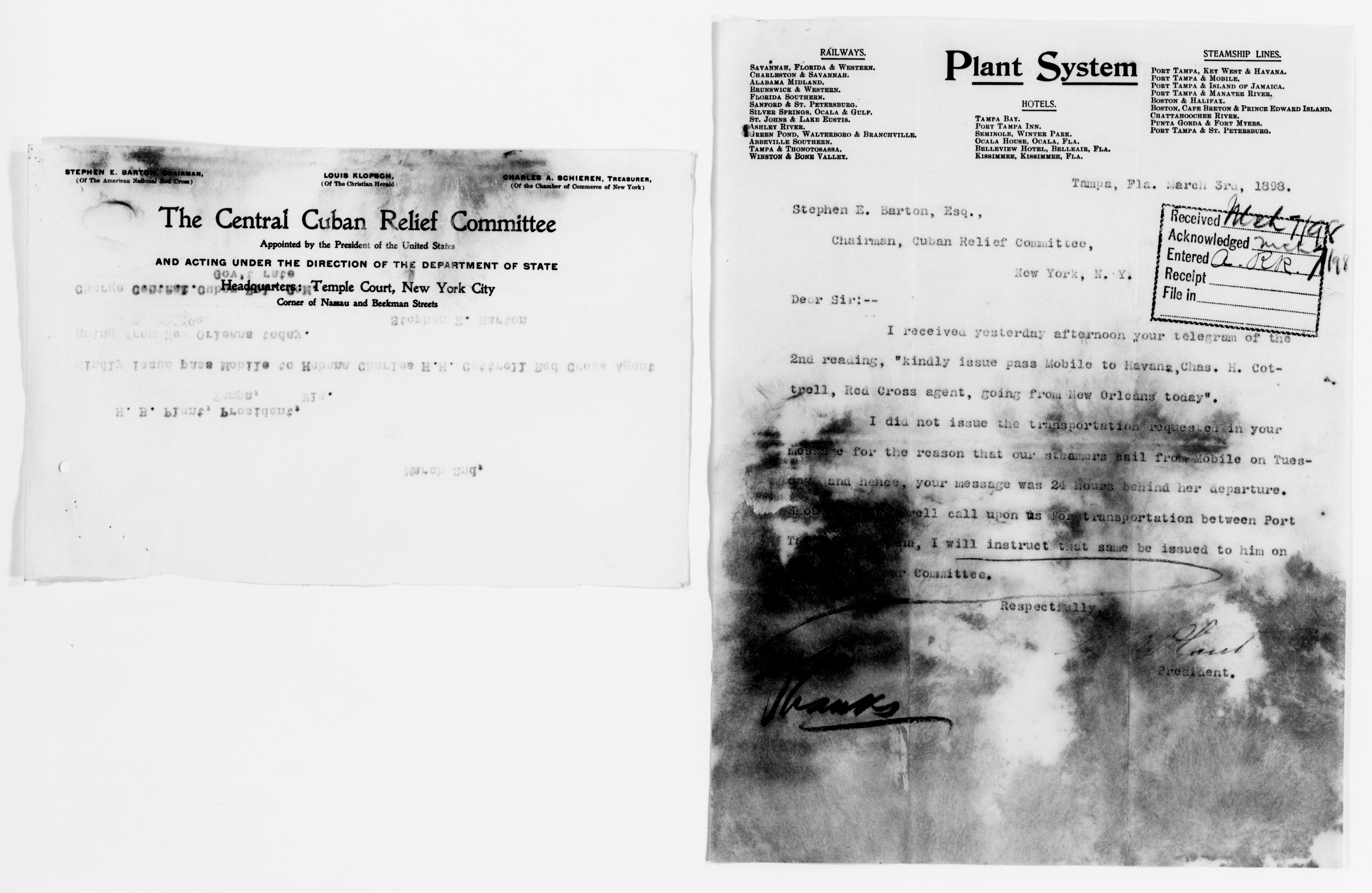 Scanned image of the current content page