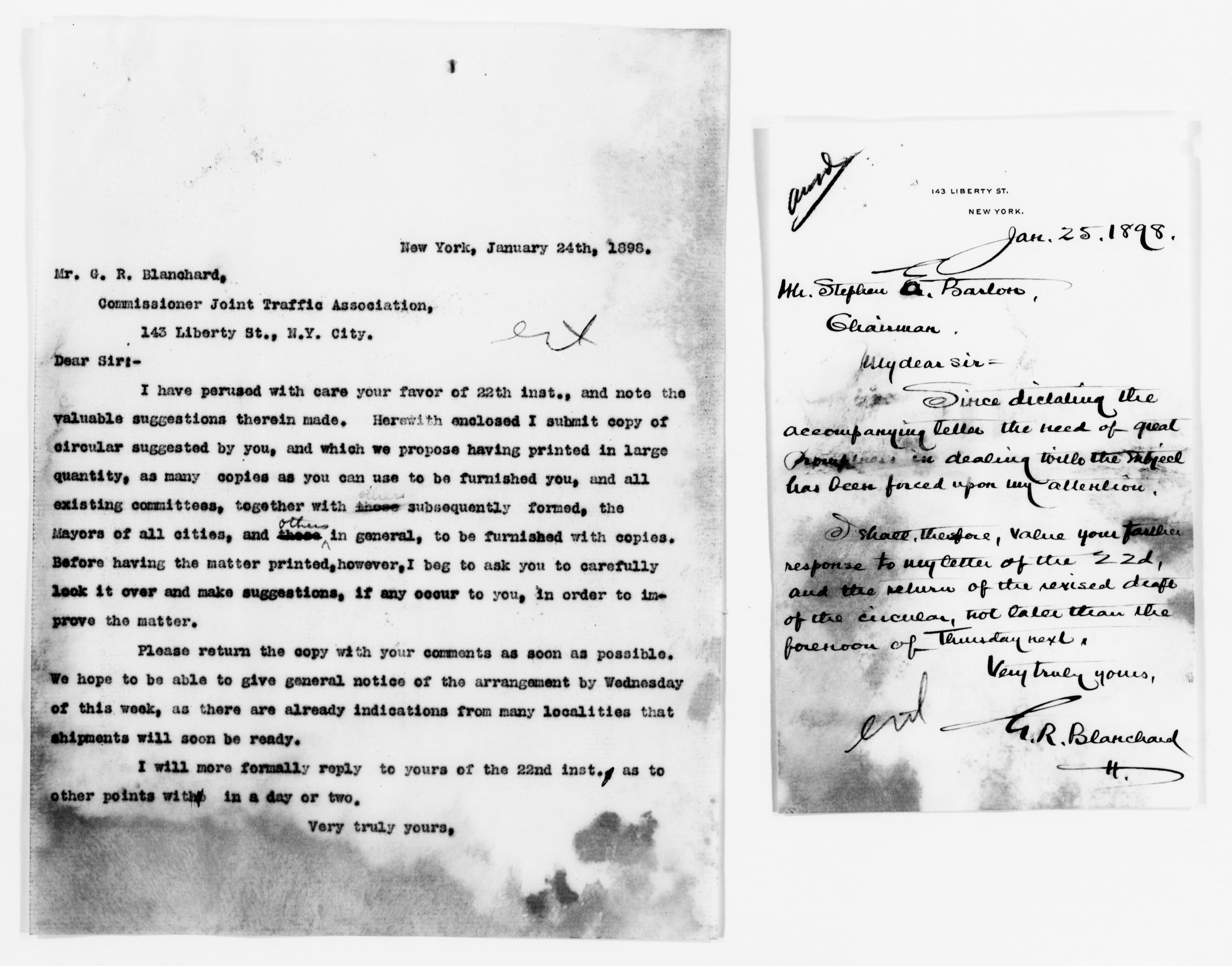 Scanned image of the current content page