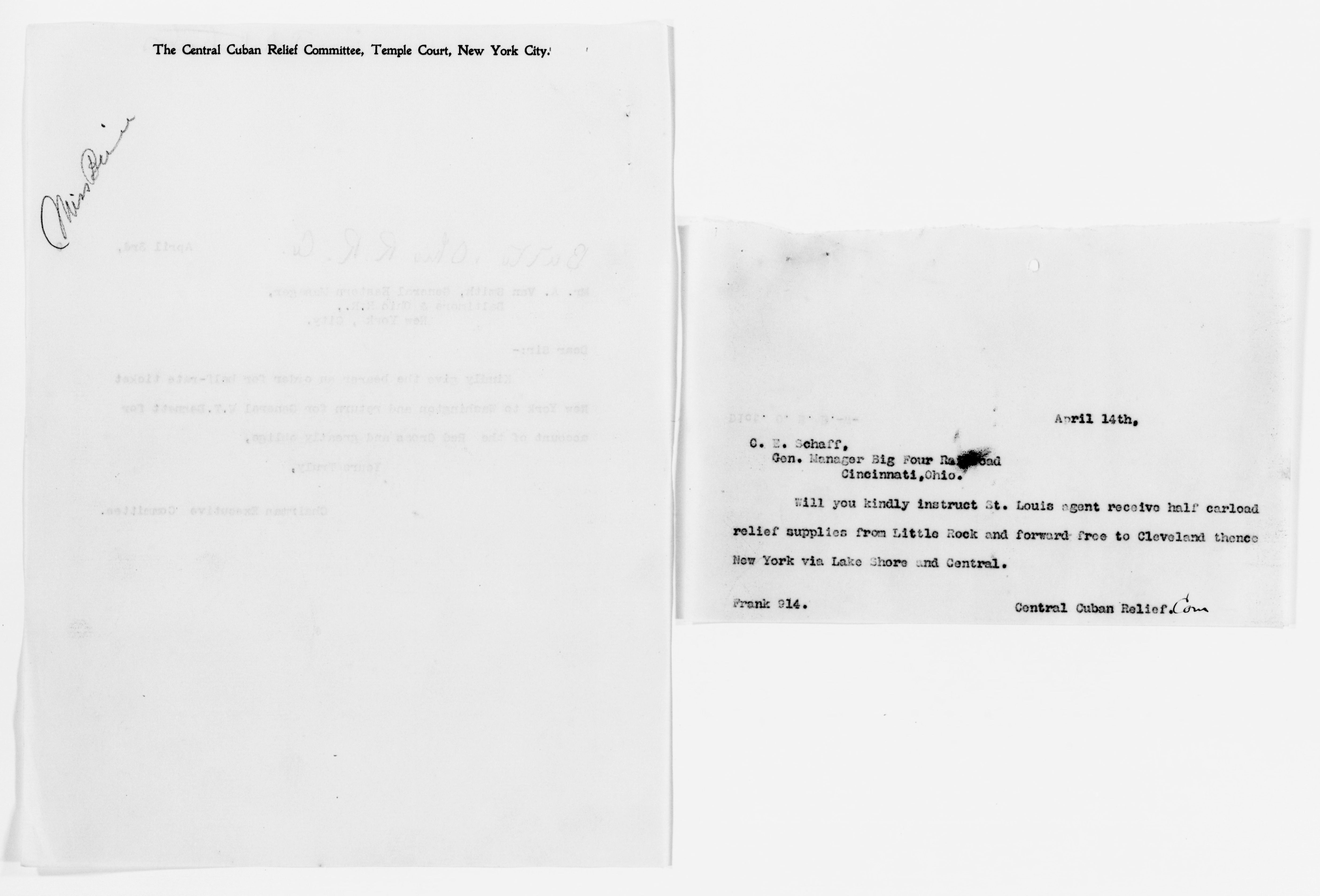 Scanned image of the current content page