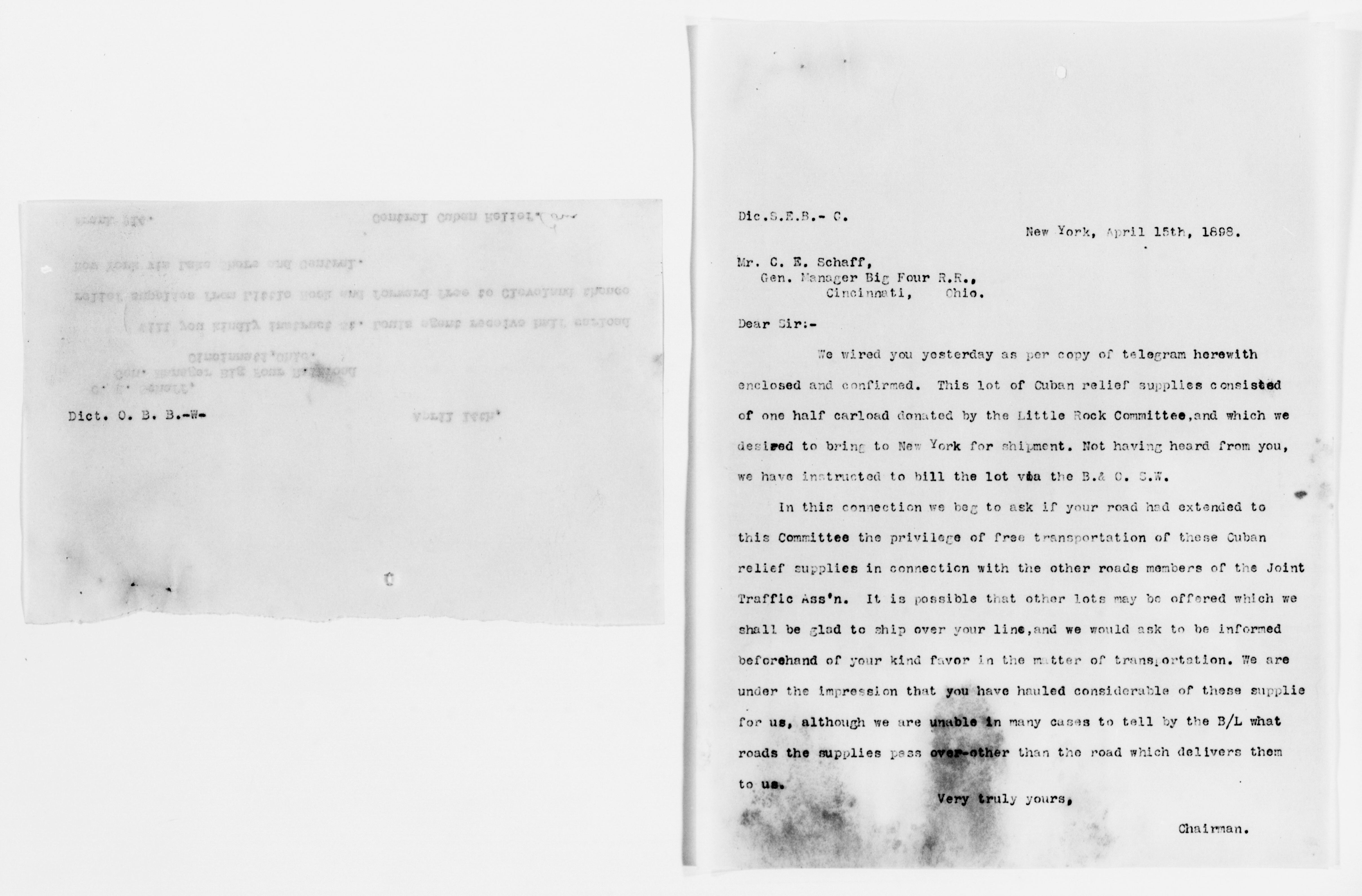 Scanned image of the current content page