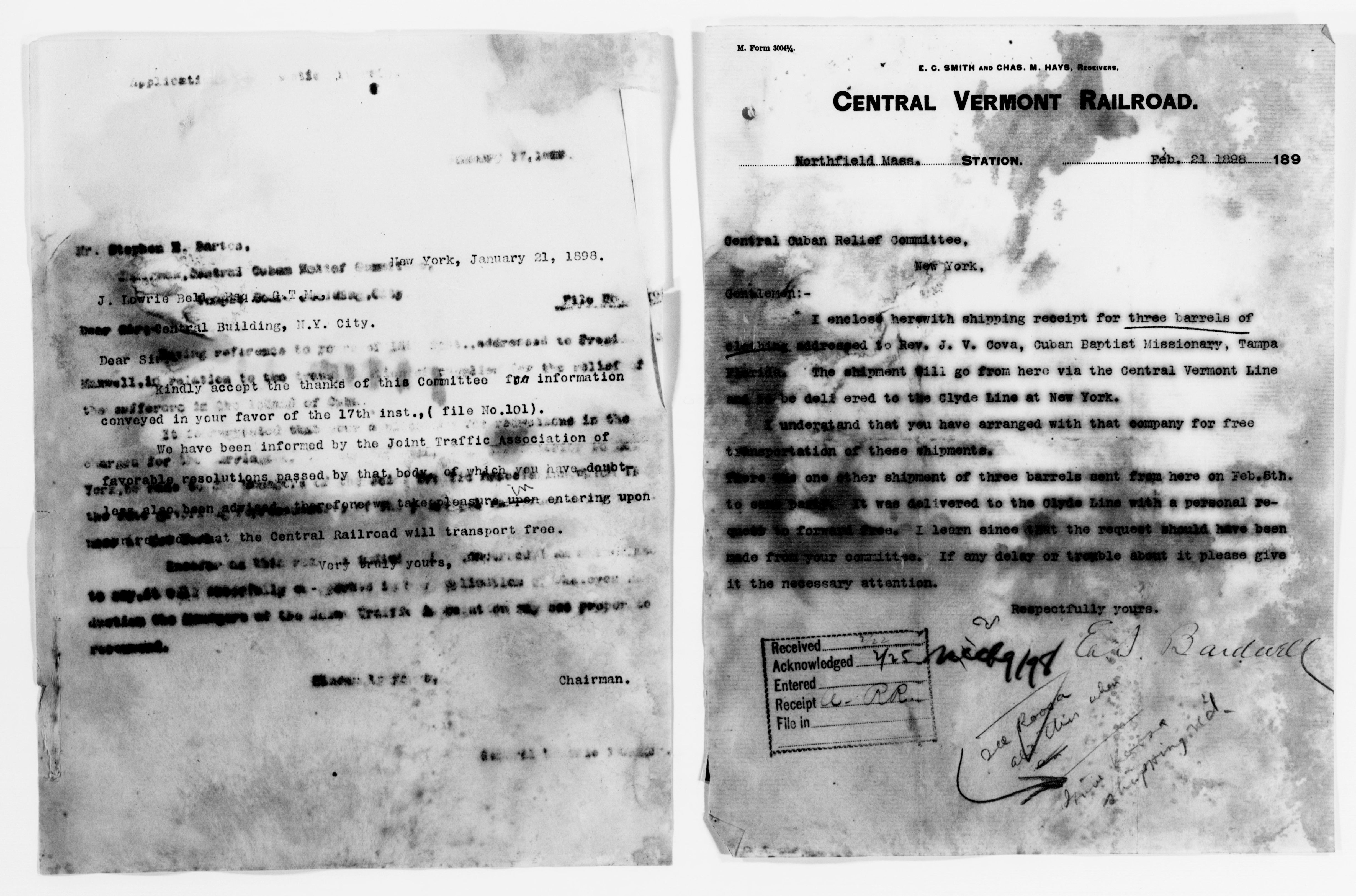 Scanned image of the current content page