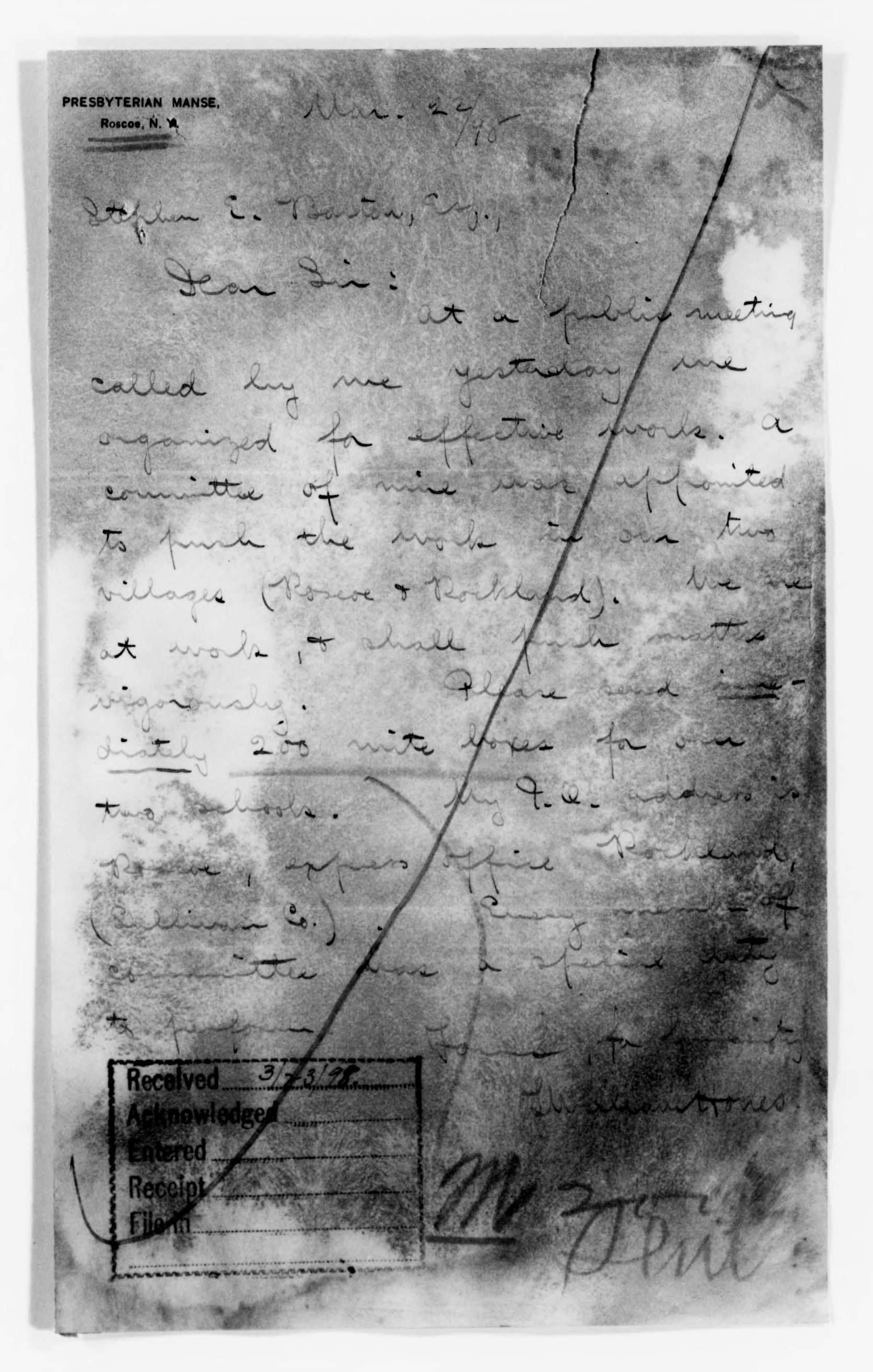 Scanned image of the current content page