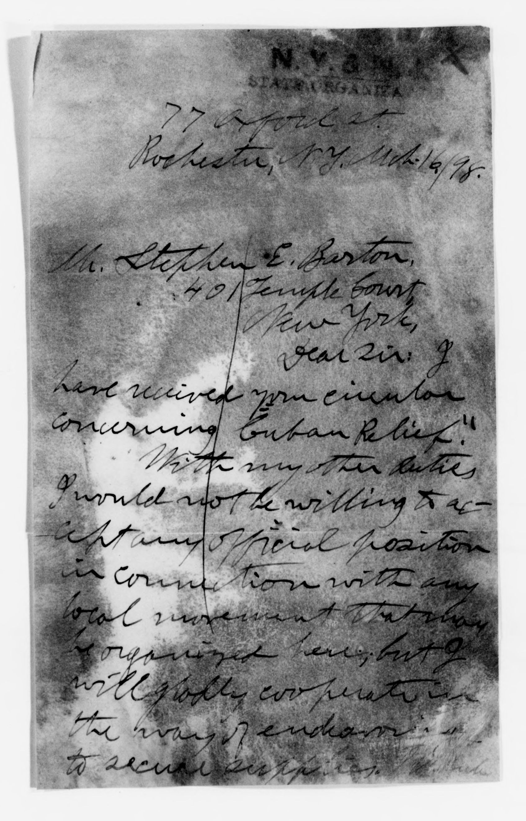 Scanned image of the current content page