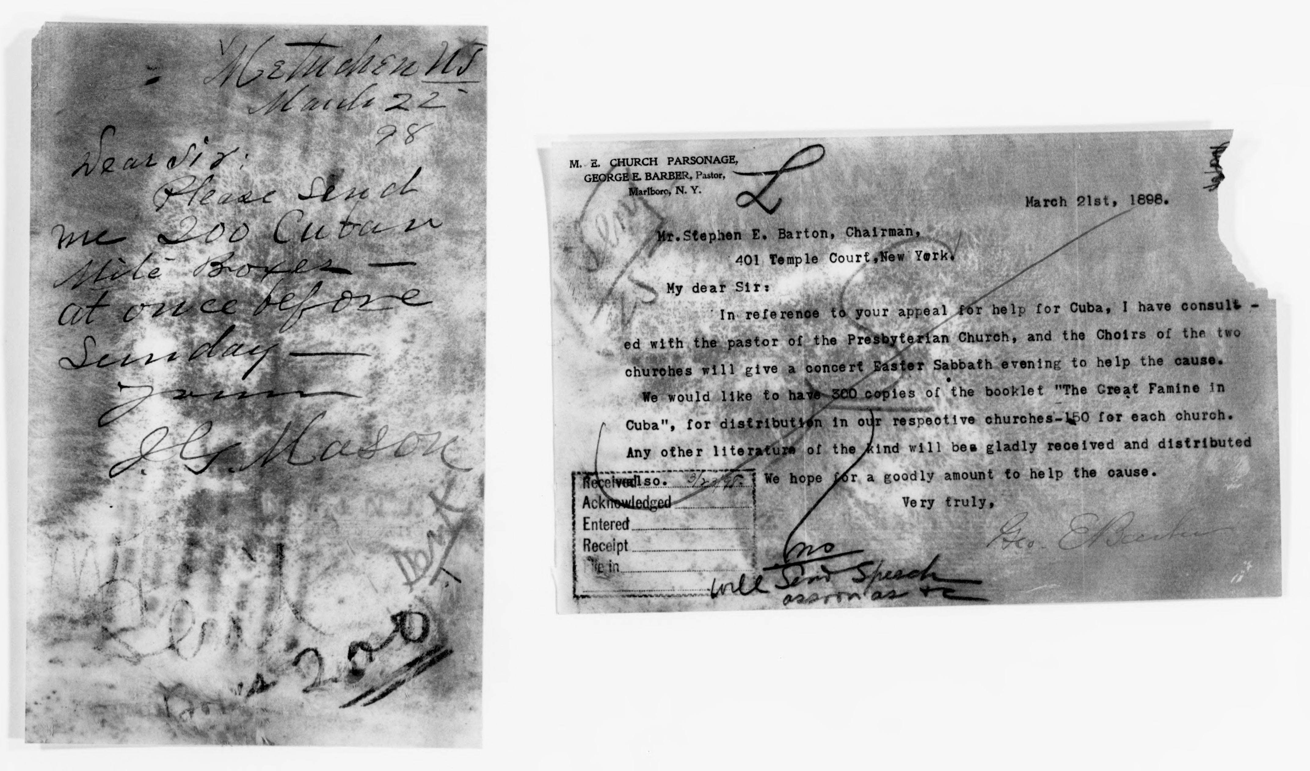 Scanned image of the current content page