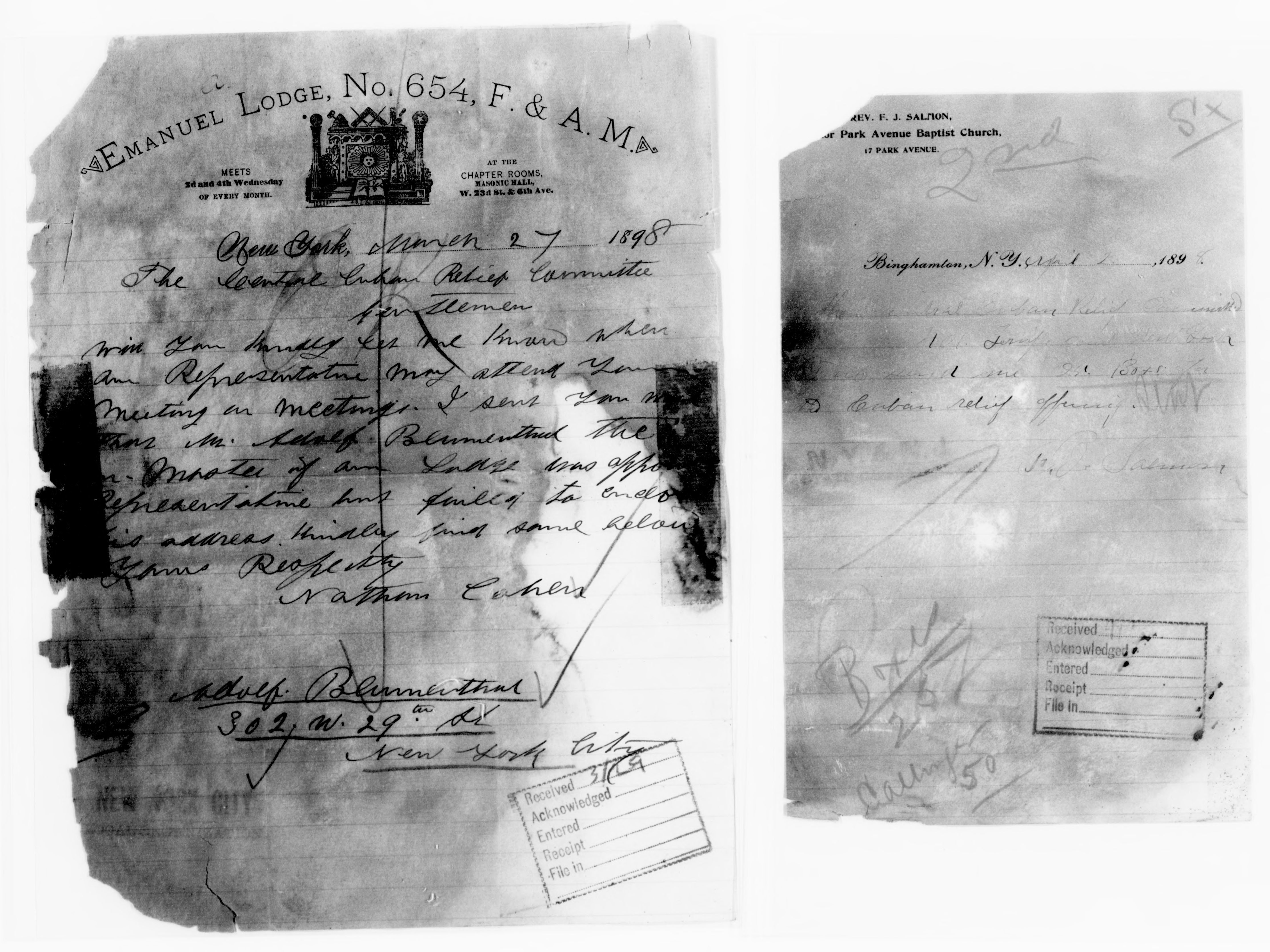 Scanned image of the current content page