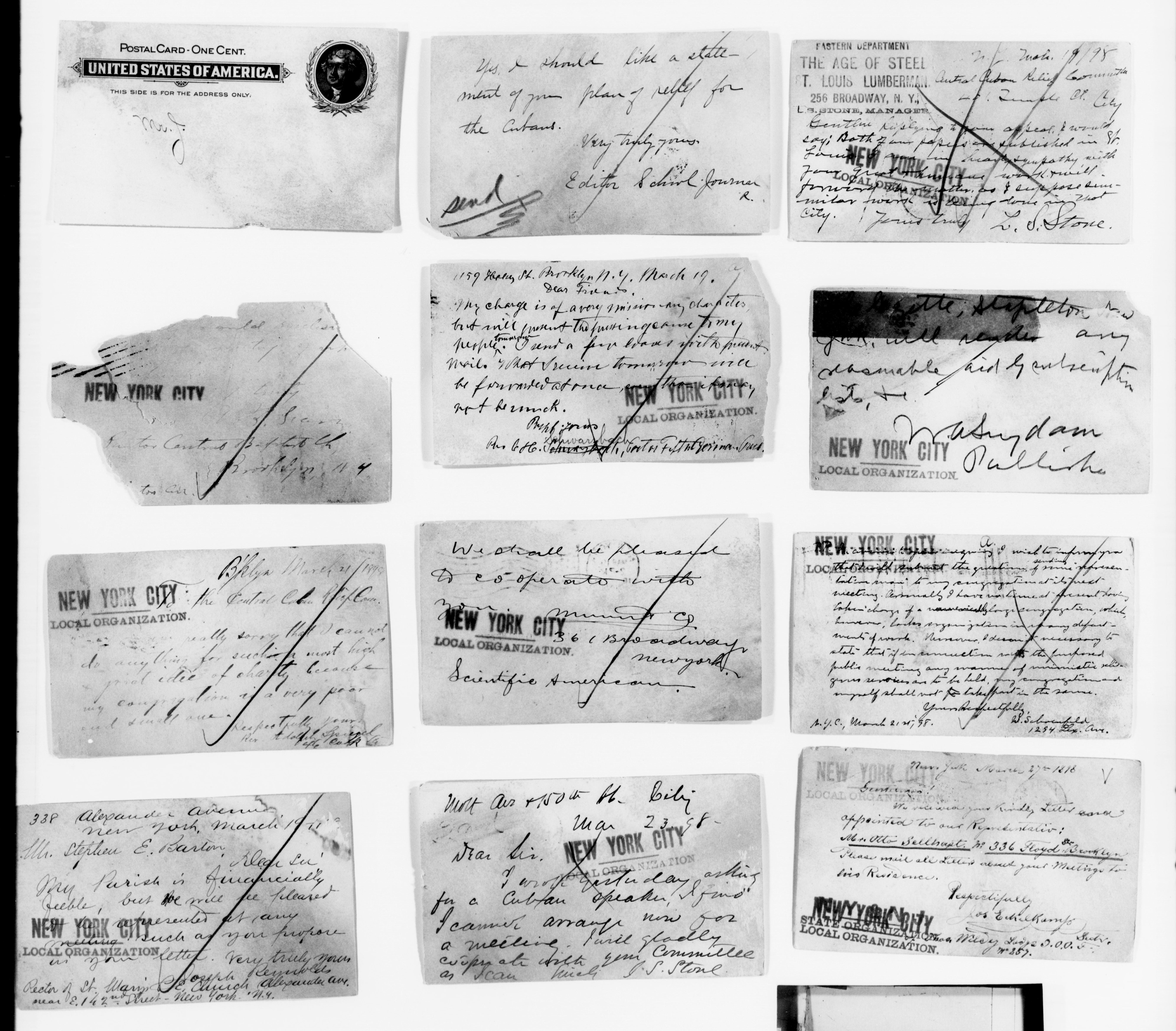 Scanned image of the current content page