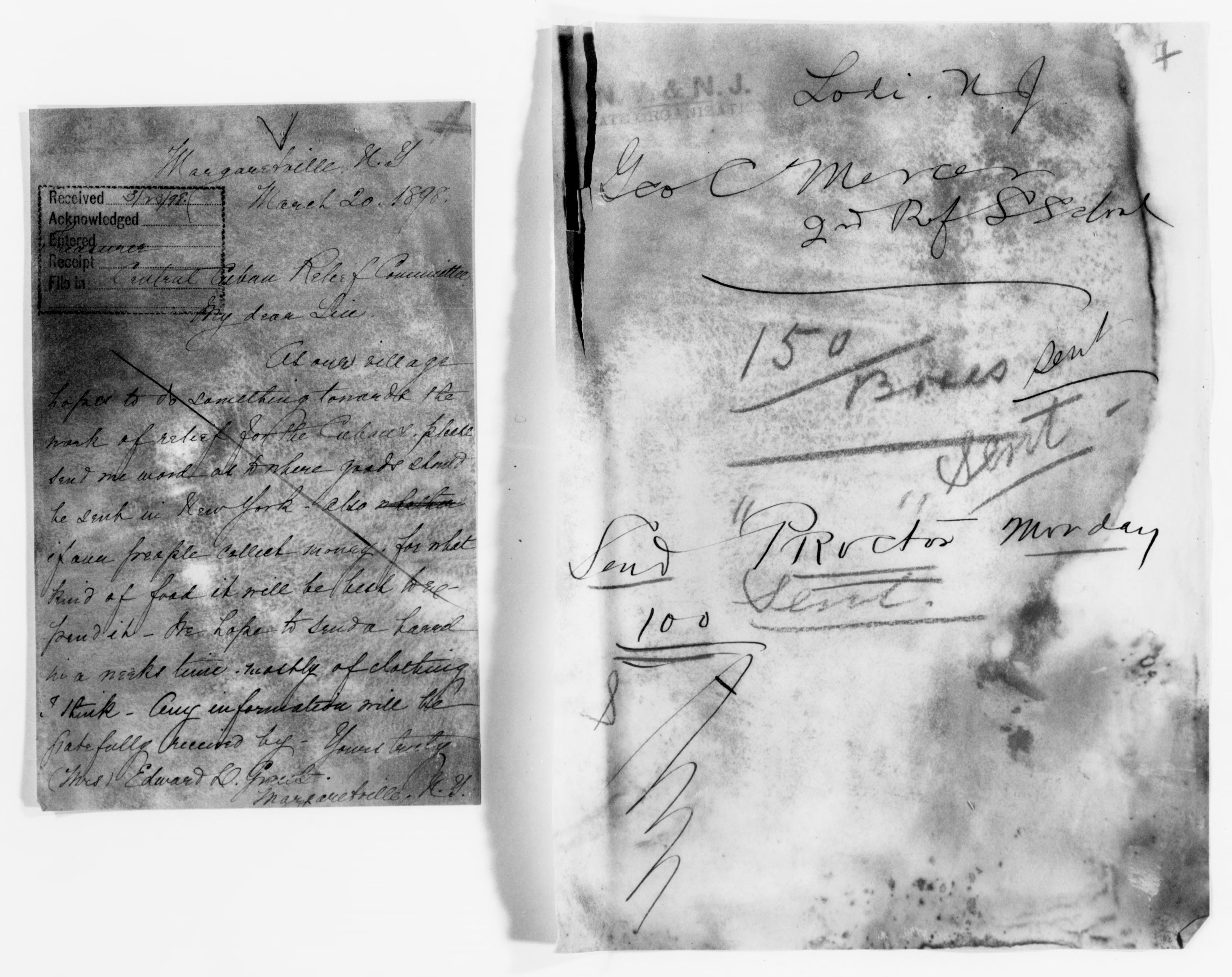 Scanned image of the current content page