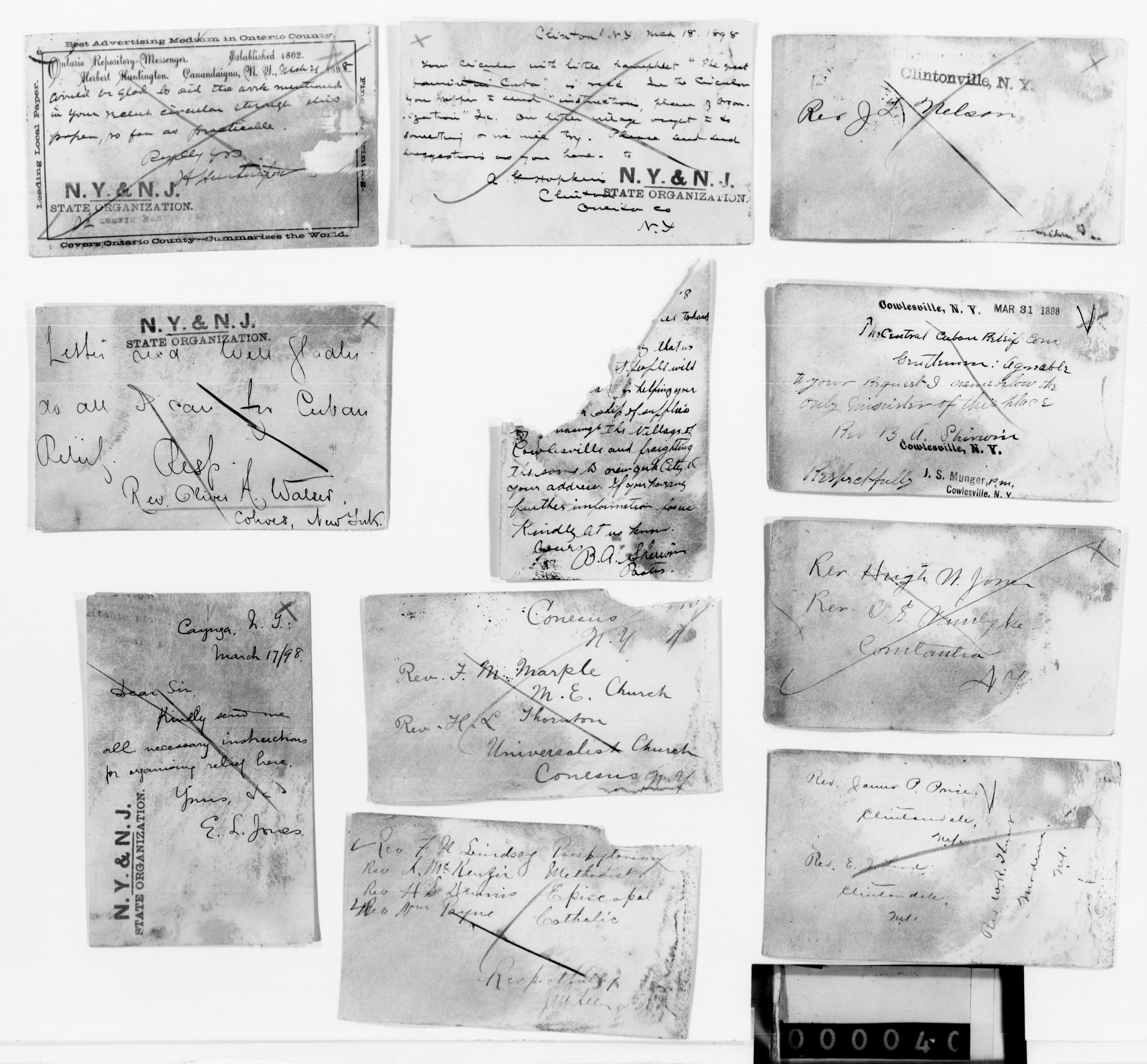 Scanned image of the current content page