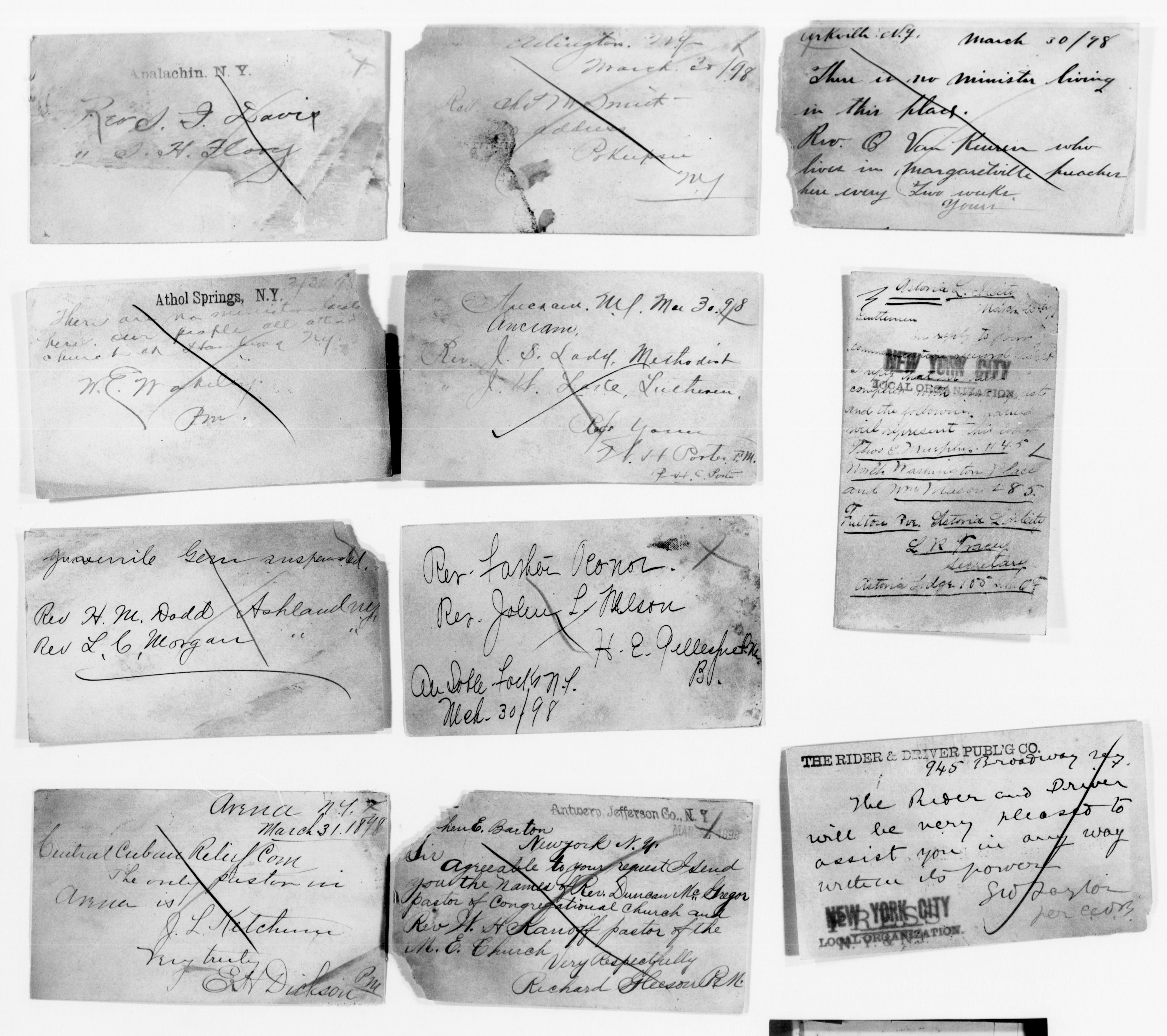 Scanned image of the current content page