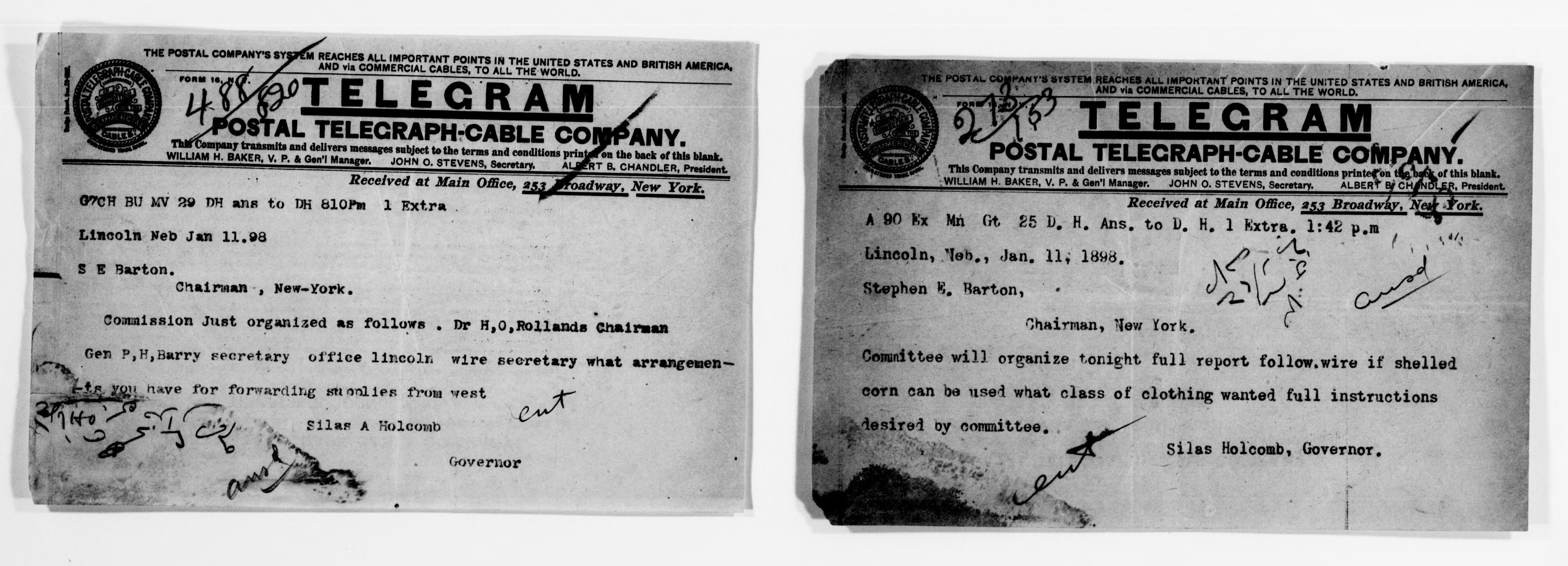 Scanned image of the current content page