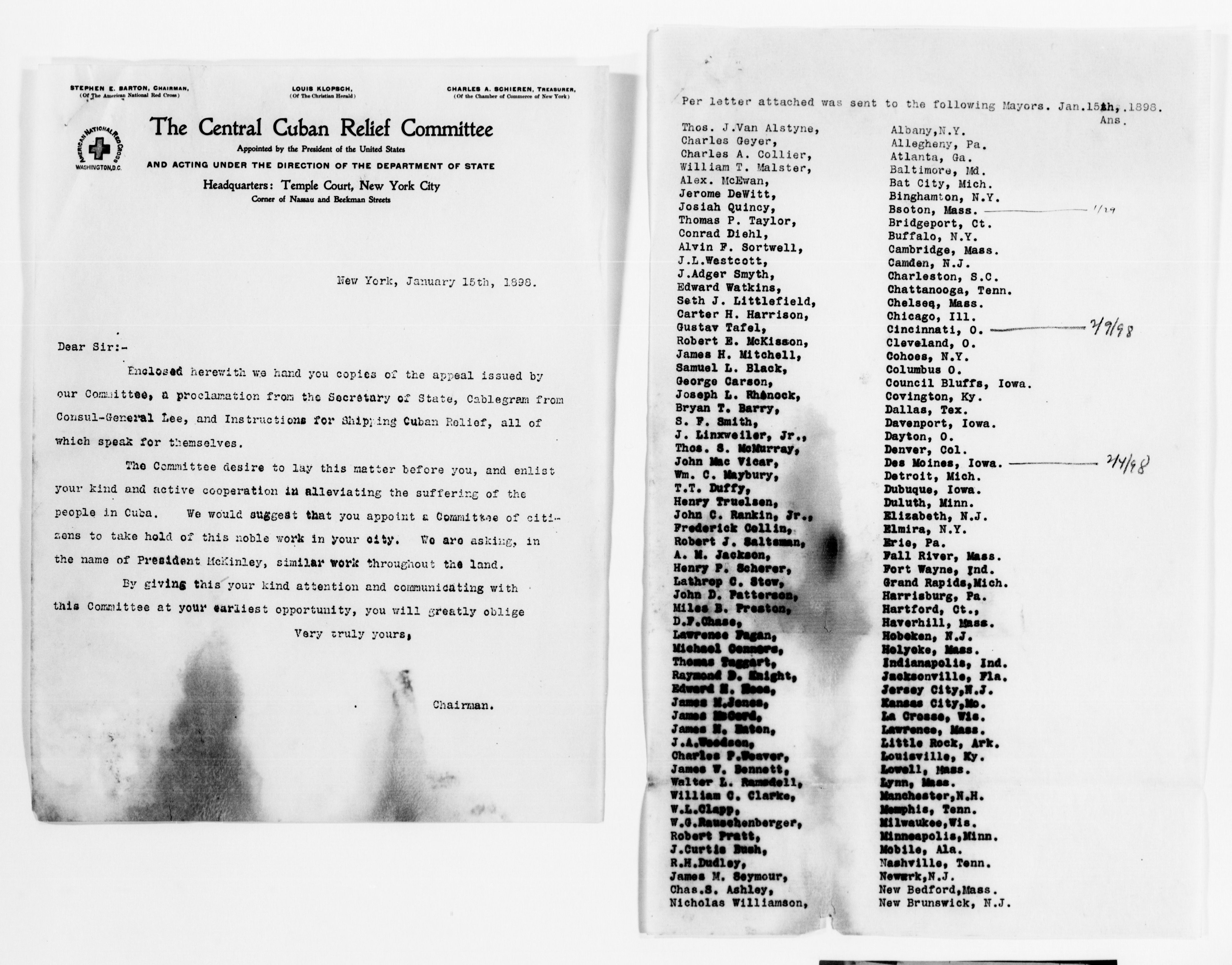 Scanned image of the current content page