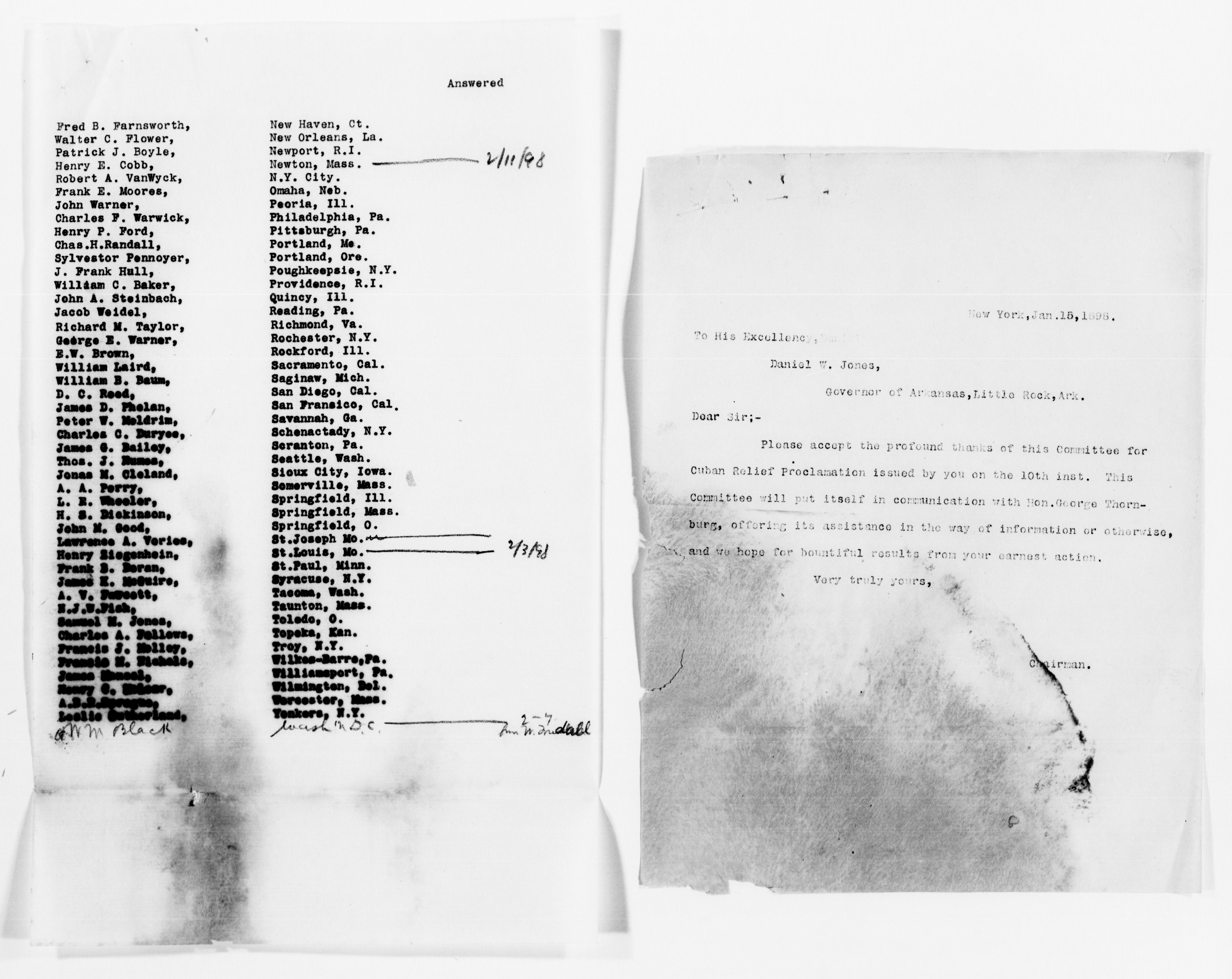 Scanned image of the current content page