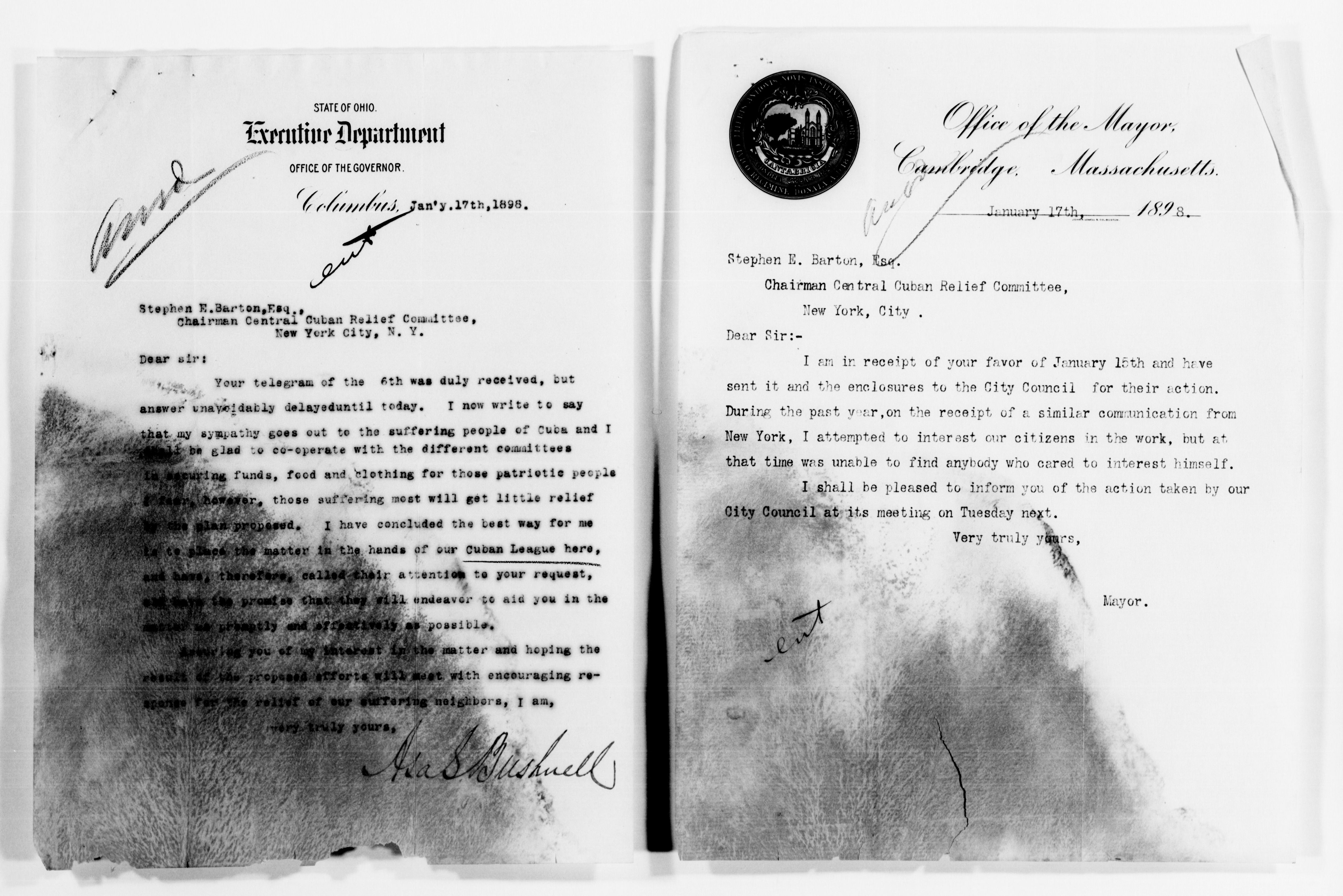 Scanned image of the current content page