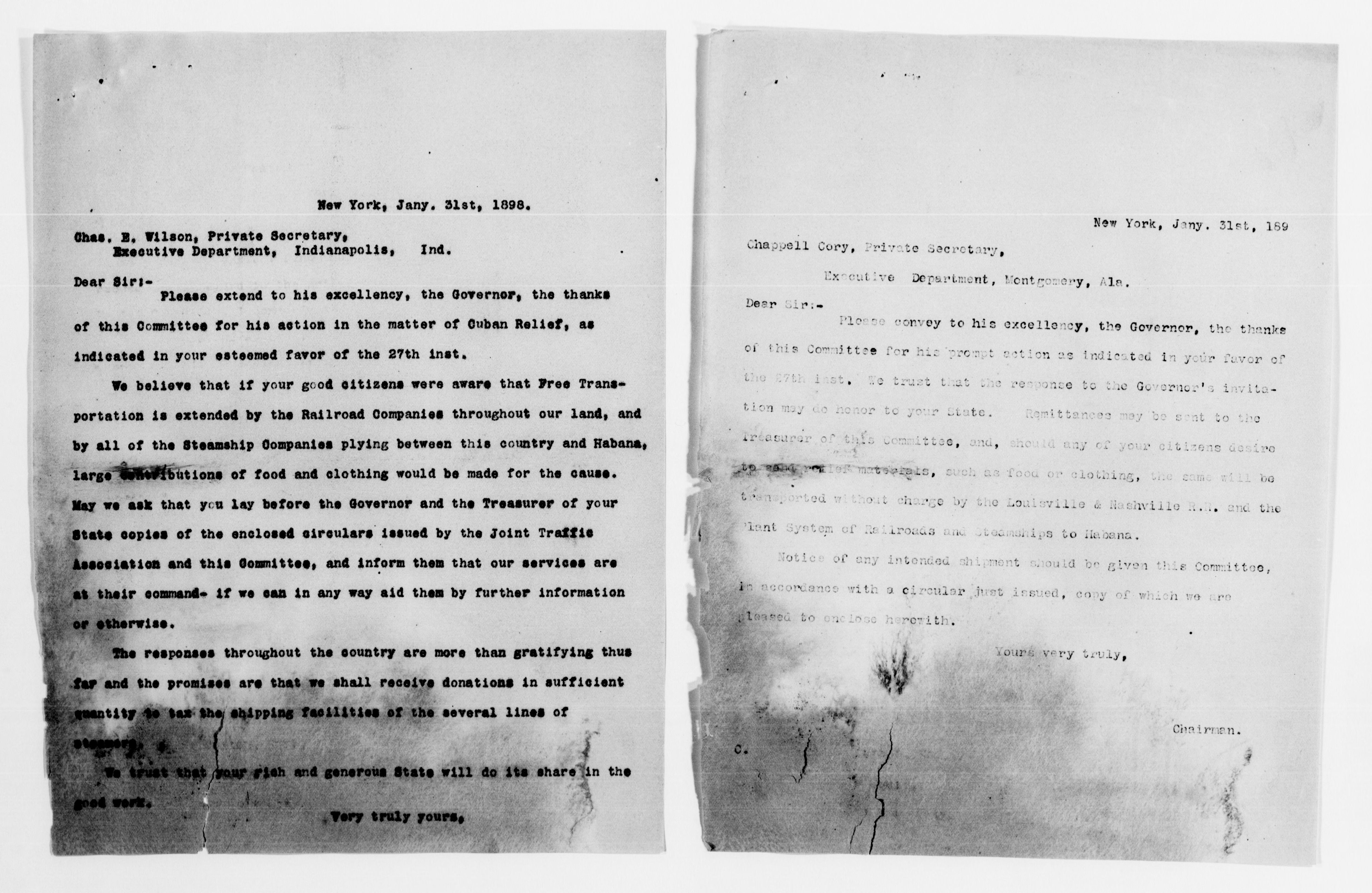 Scanned image of the current content page