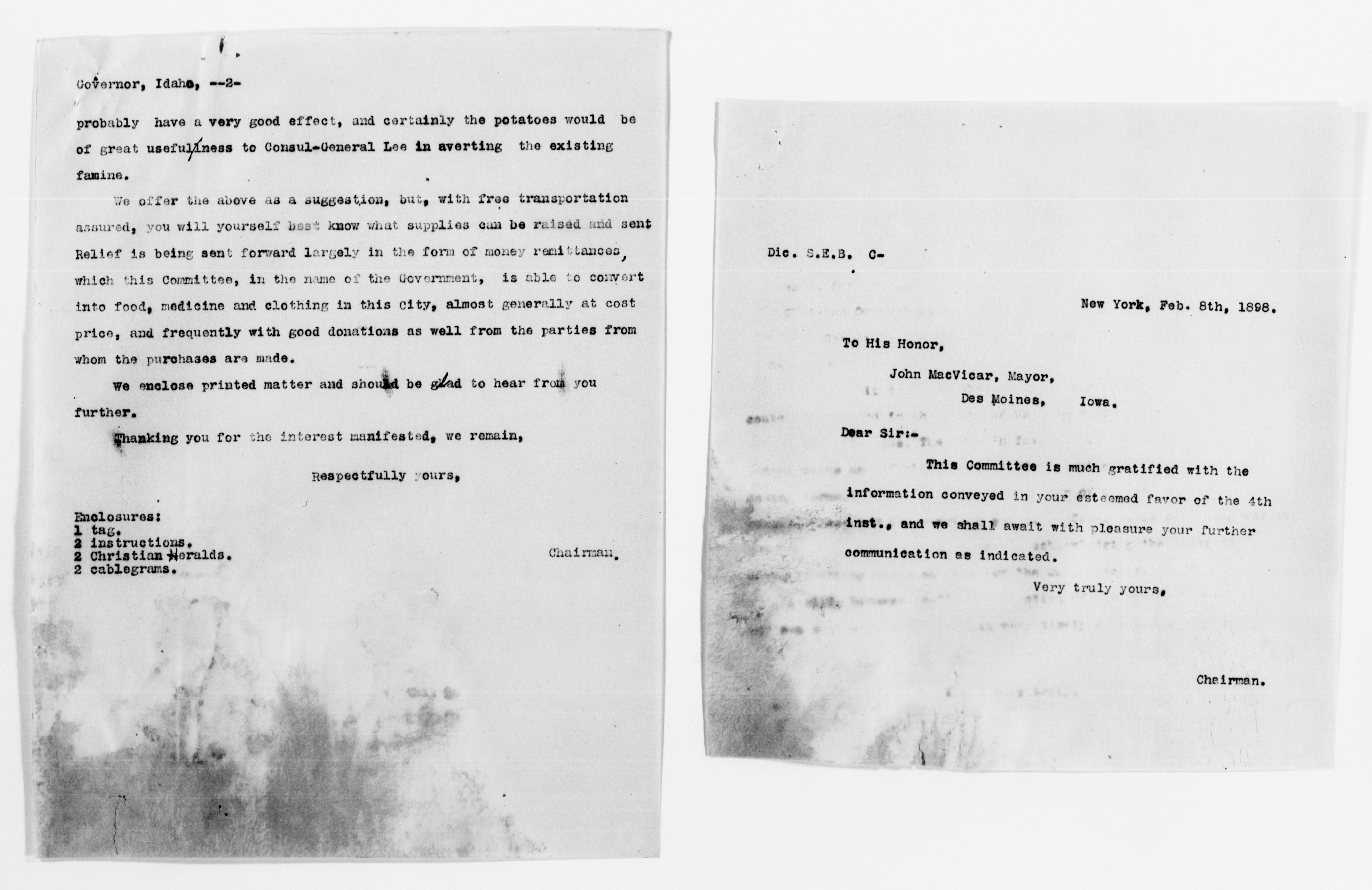 Scanned image of the current content page