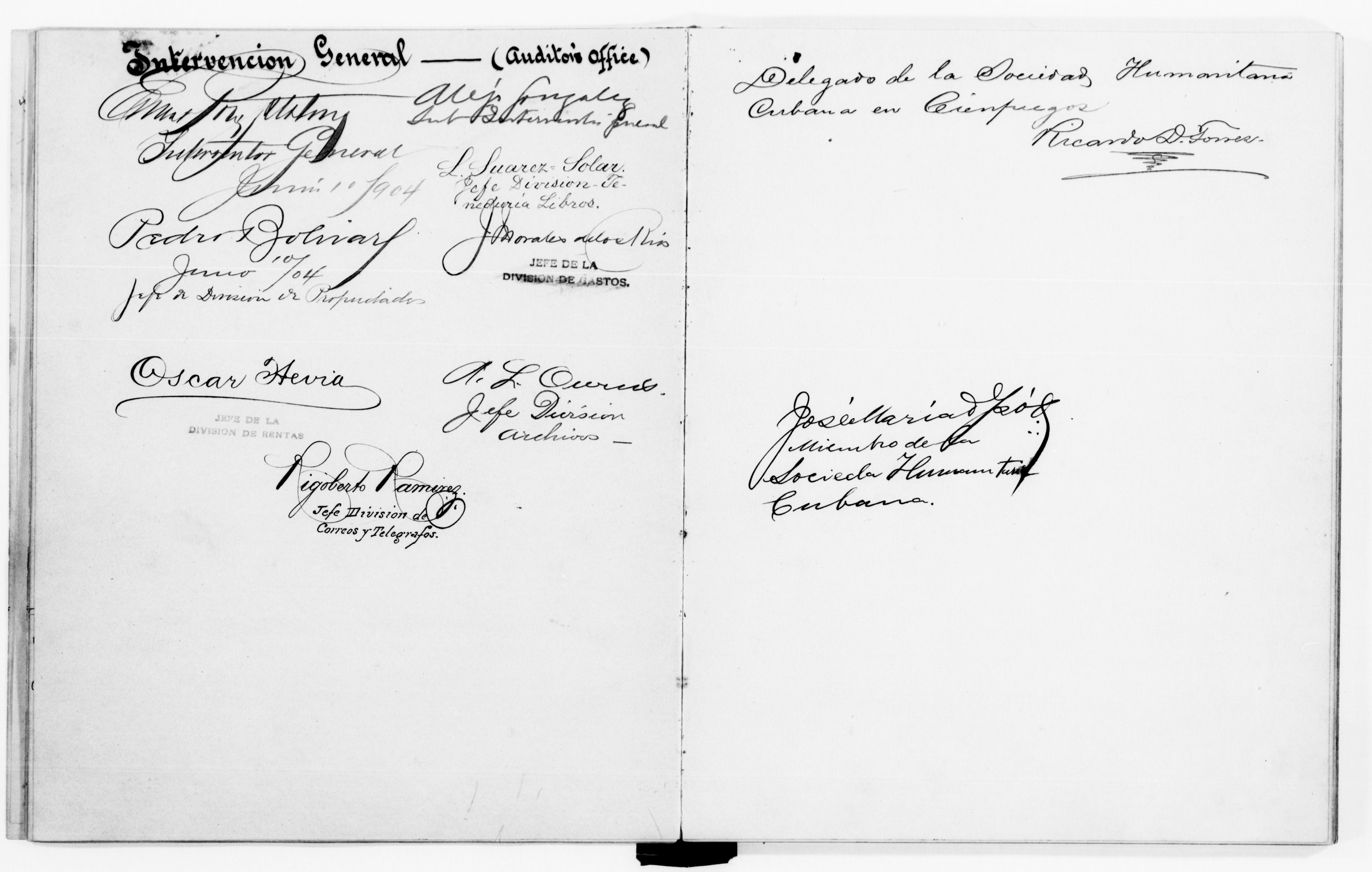 Scanned image of the current content page