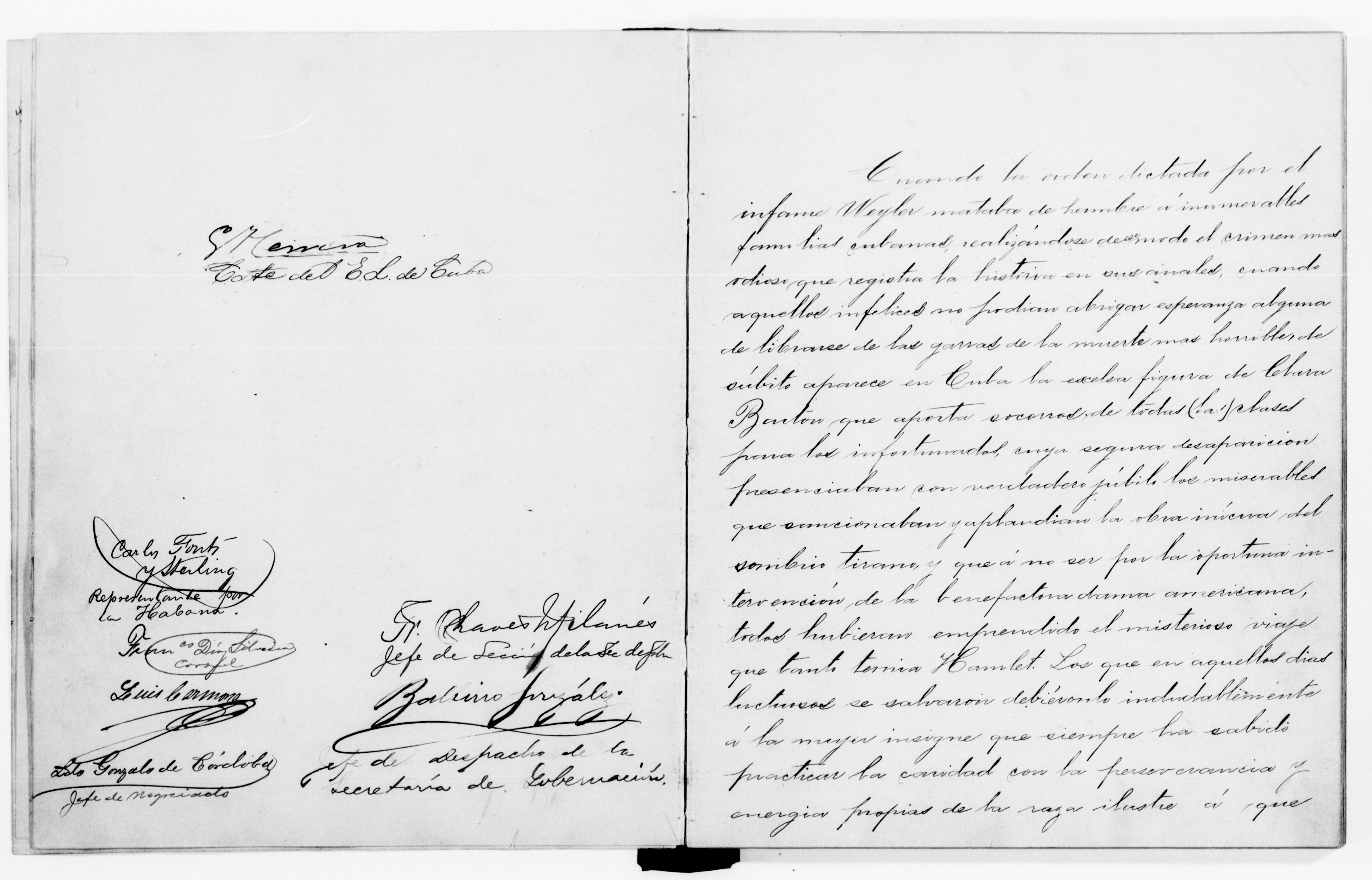 Scanned image of the current content page