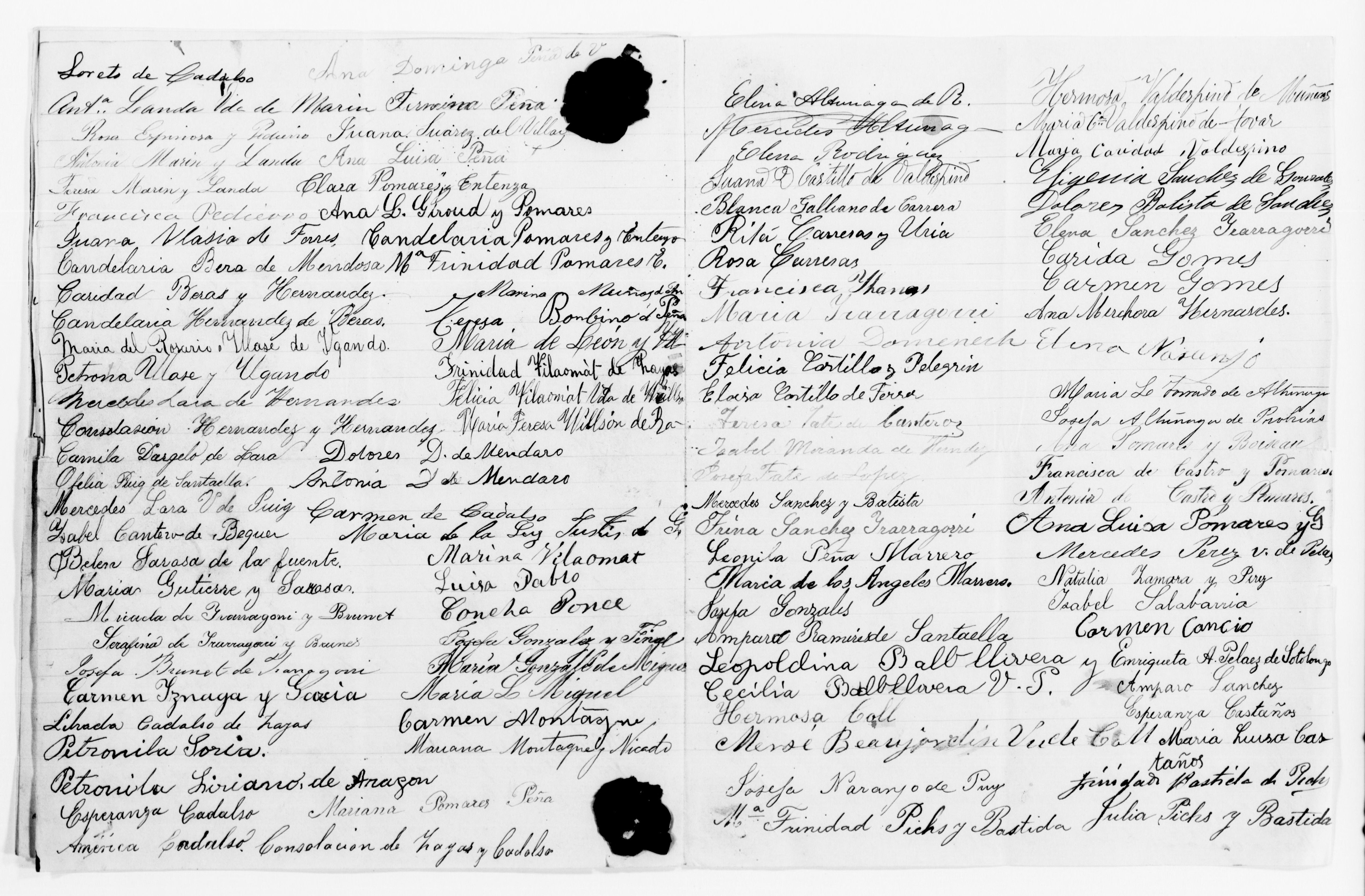 Scanned image of the current content page