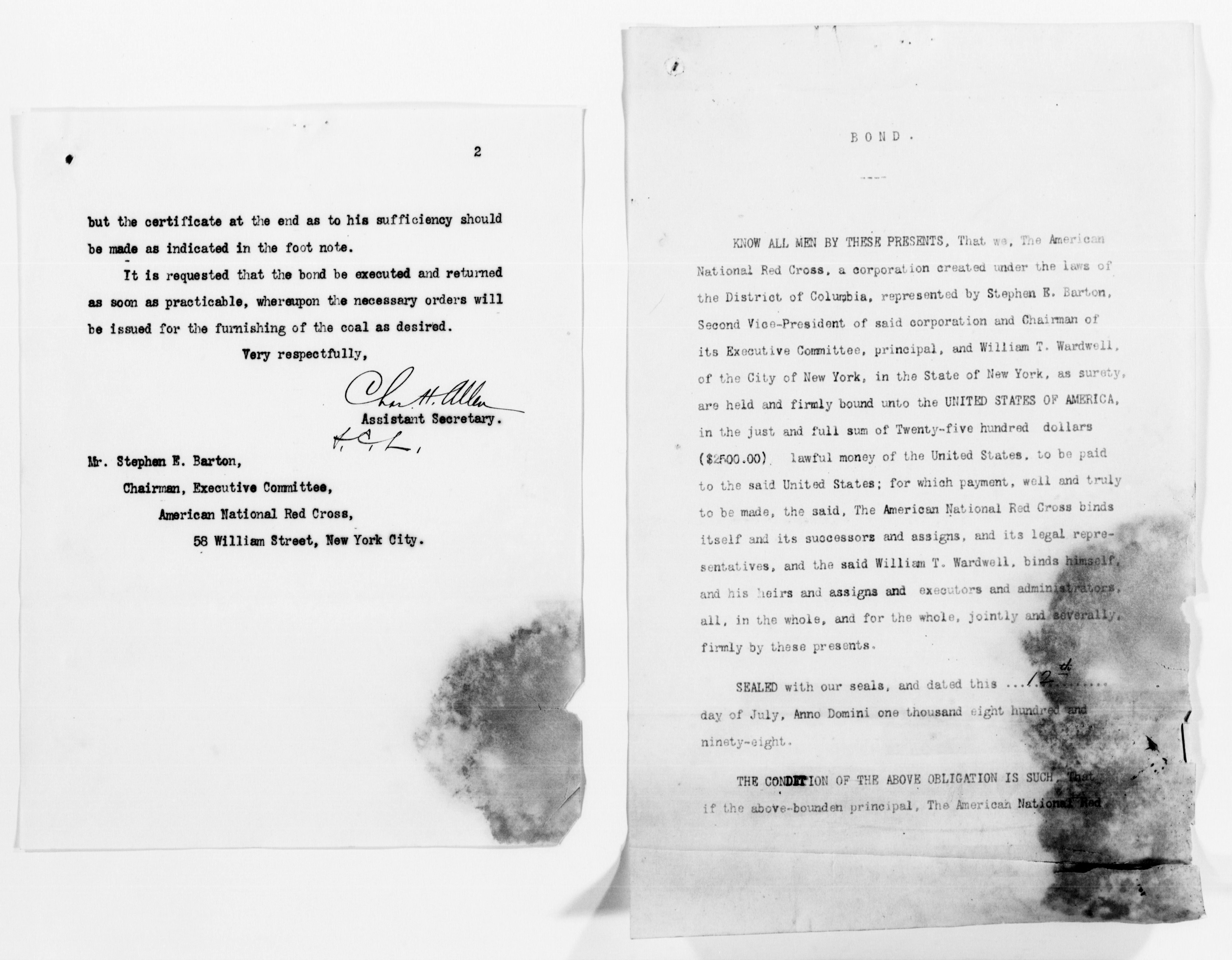 Scanned image of the current content page
