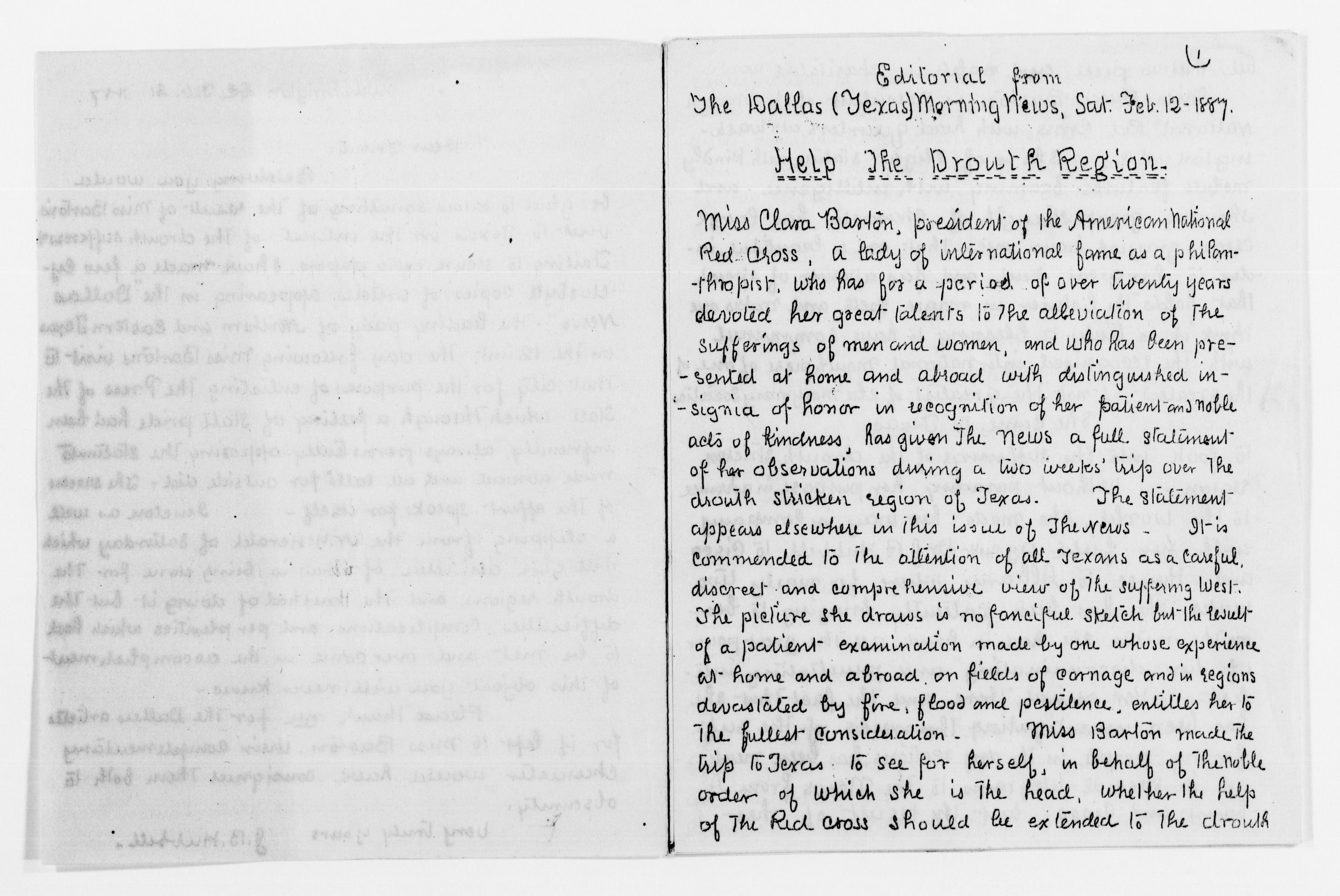 Scanned image of the current content page