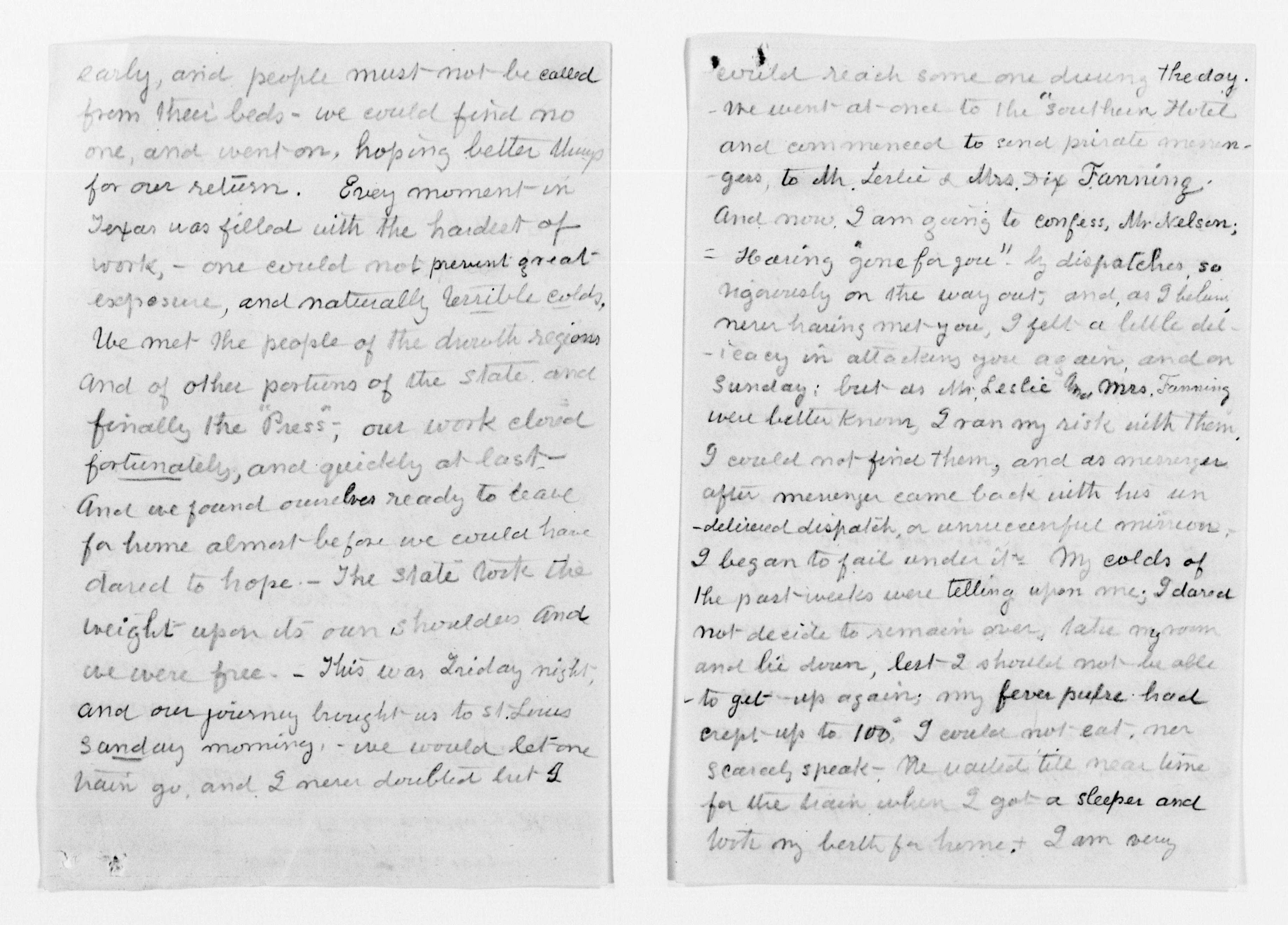 Scanned image of the current content page