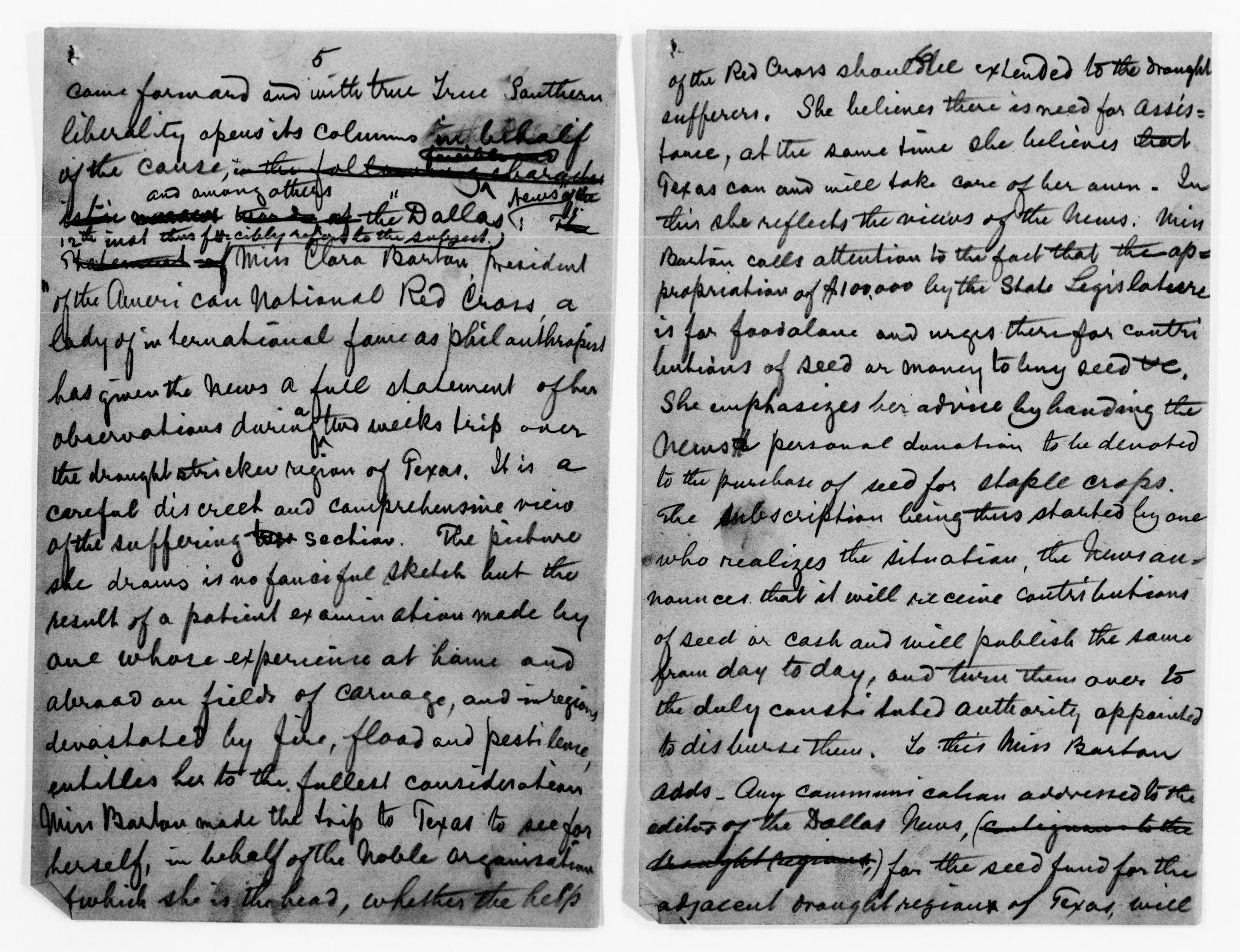 Scanned image of the current content page