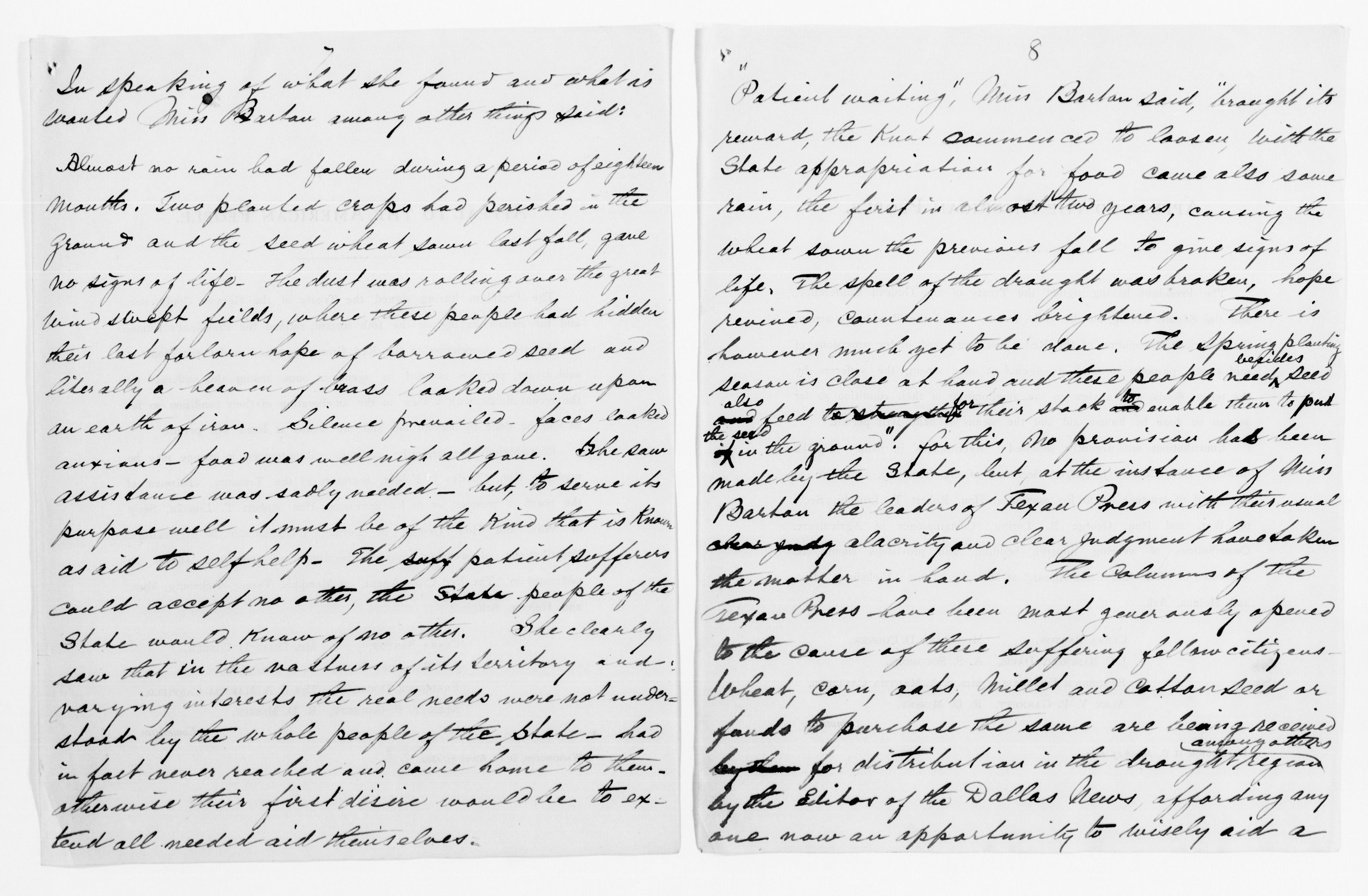 Scanned image of the current content page