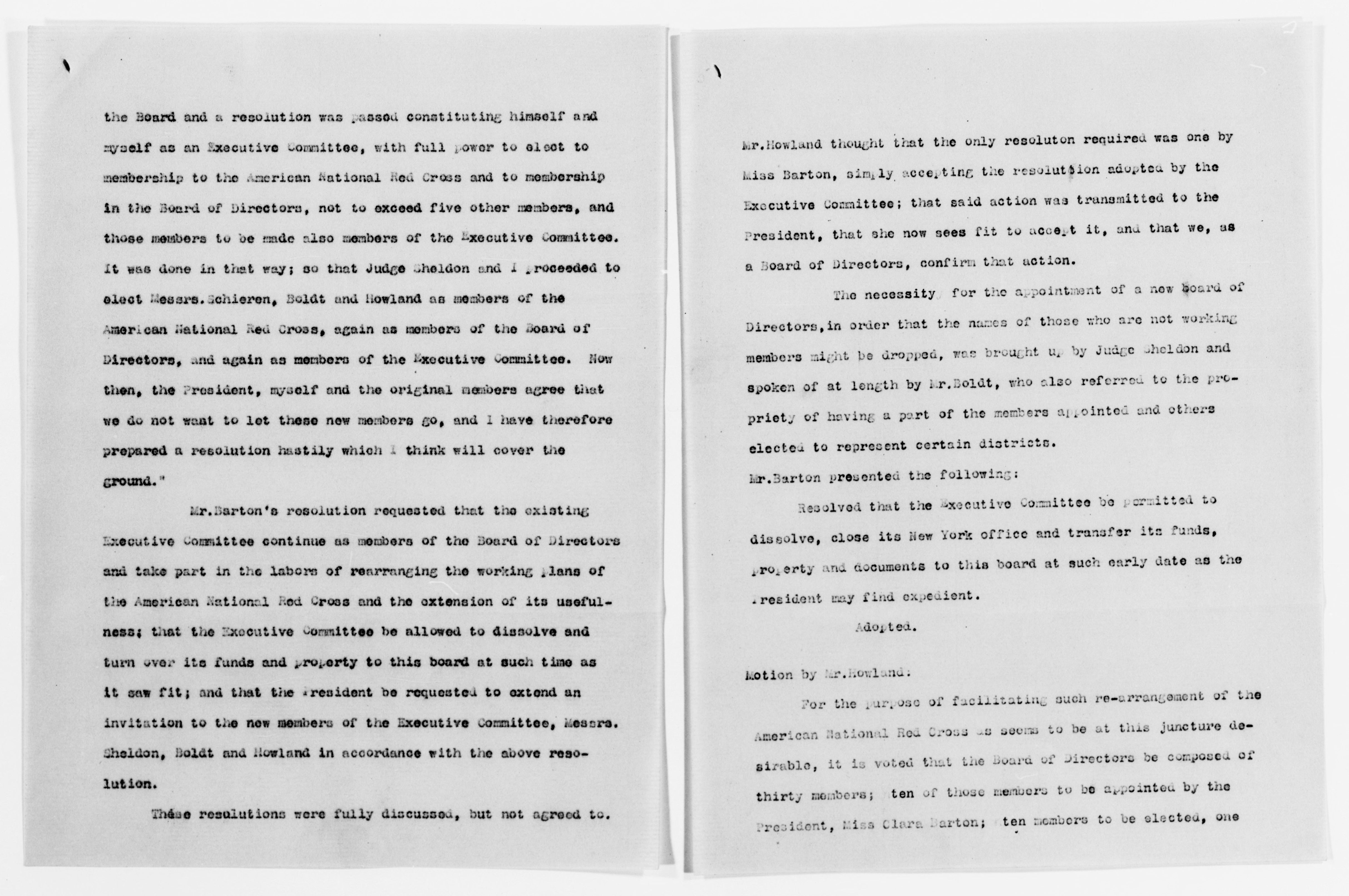 Scanned image of the current content page