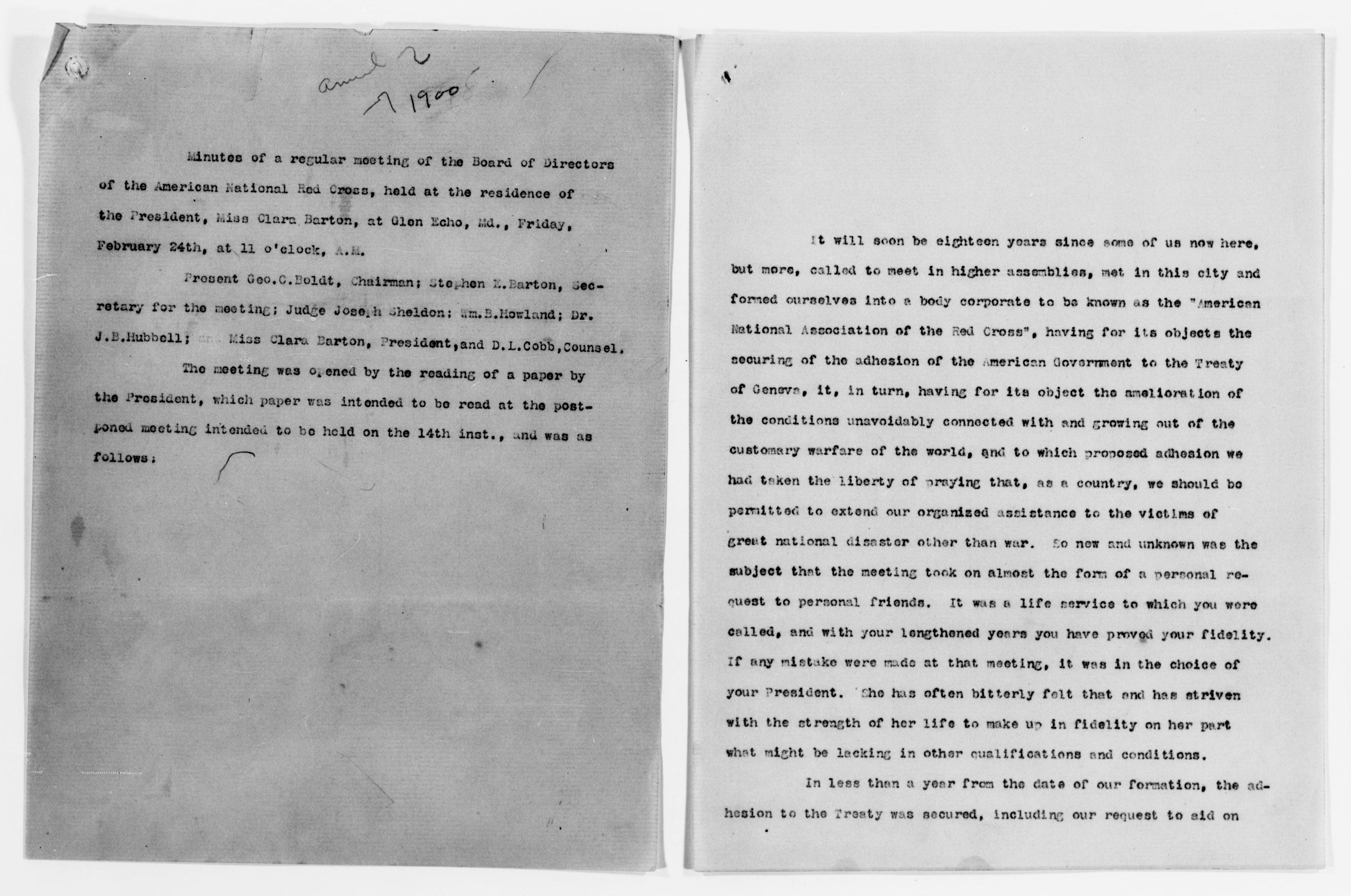 Scanned image of the current content page