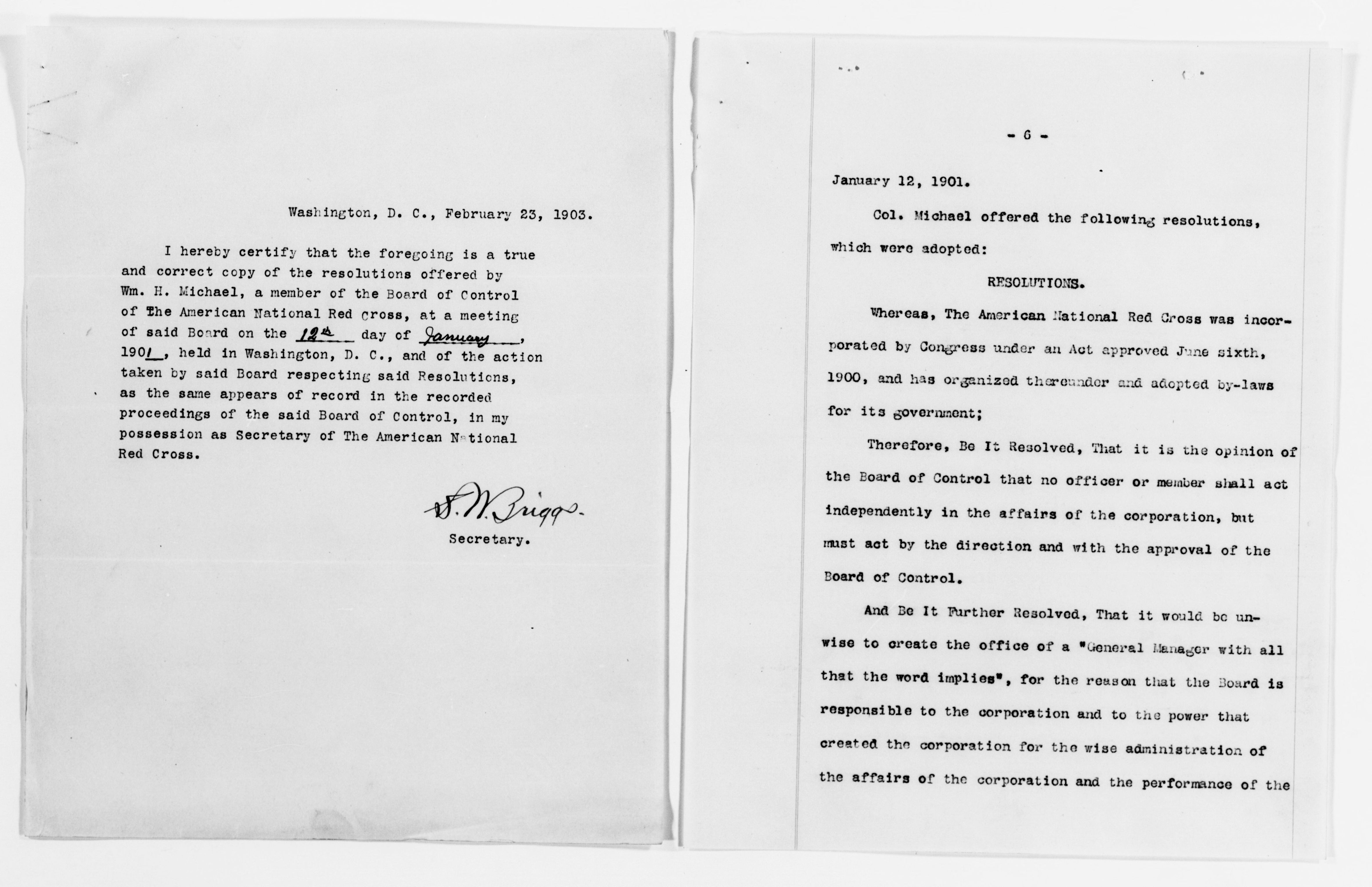 Scanned image of the current content page