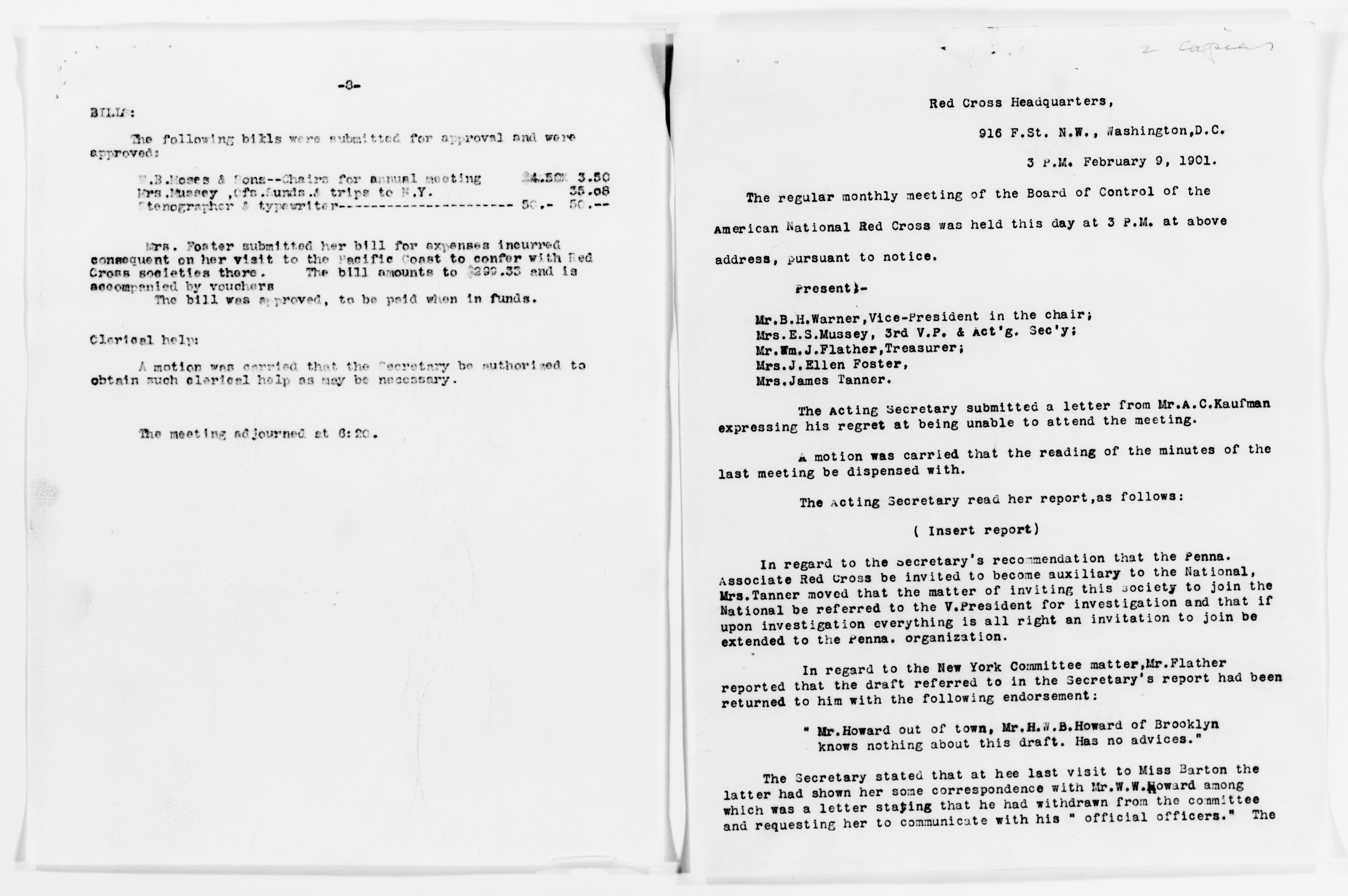 Scanned image of the current content page