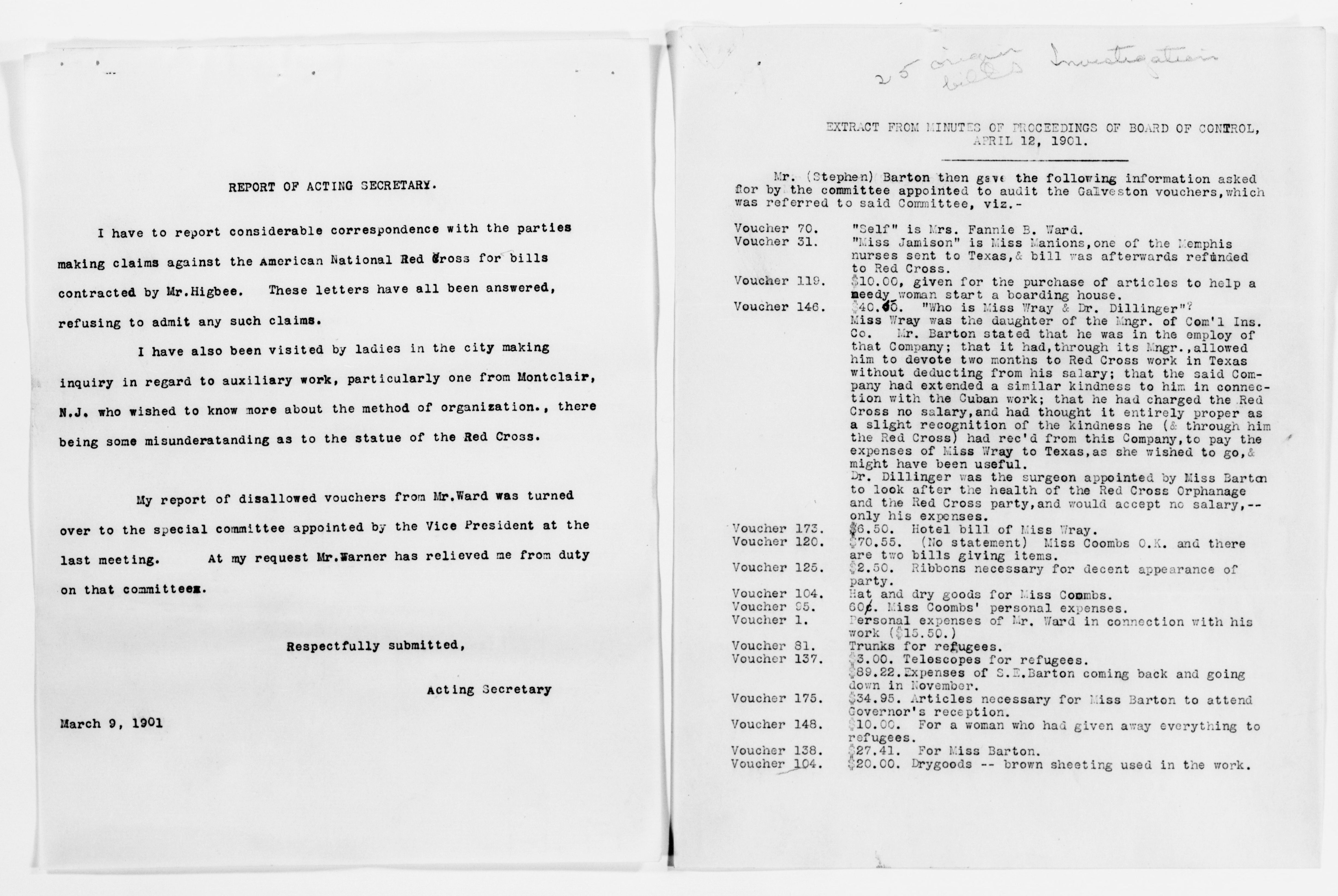 Scanned image of the current content page