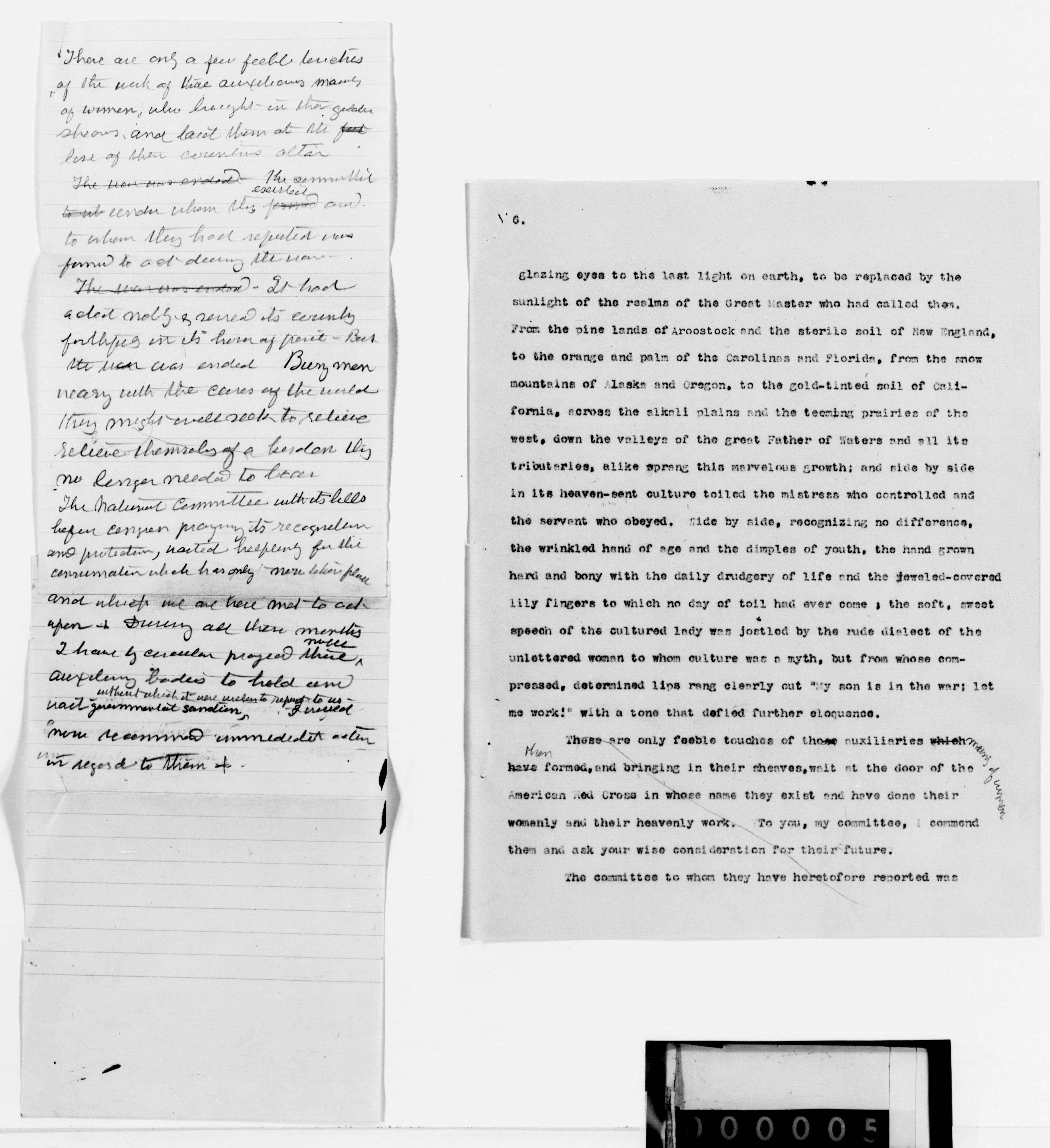 Scanned image of the current content page