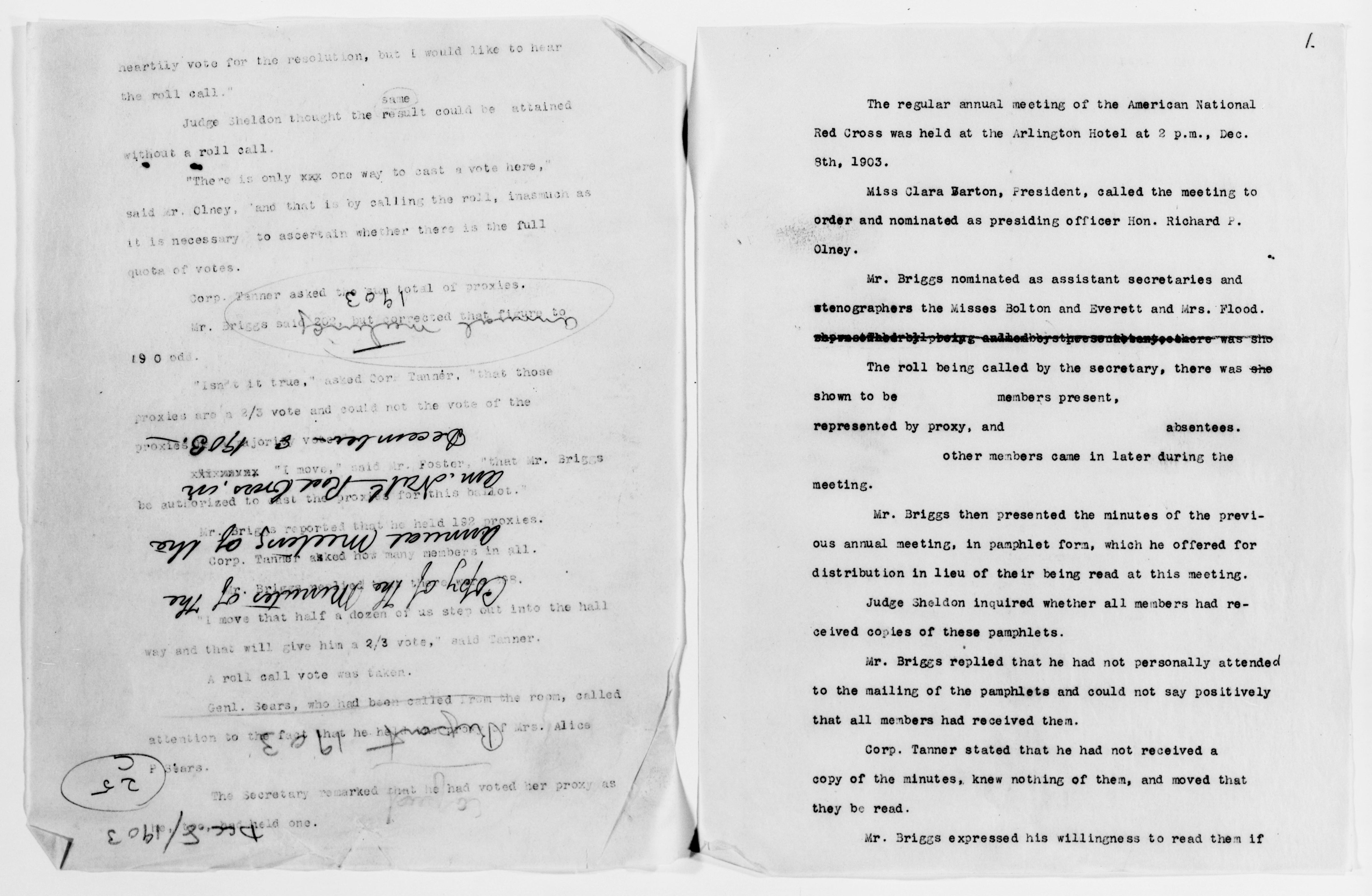 Scanned image of the current content page
