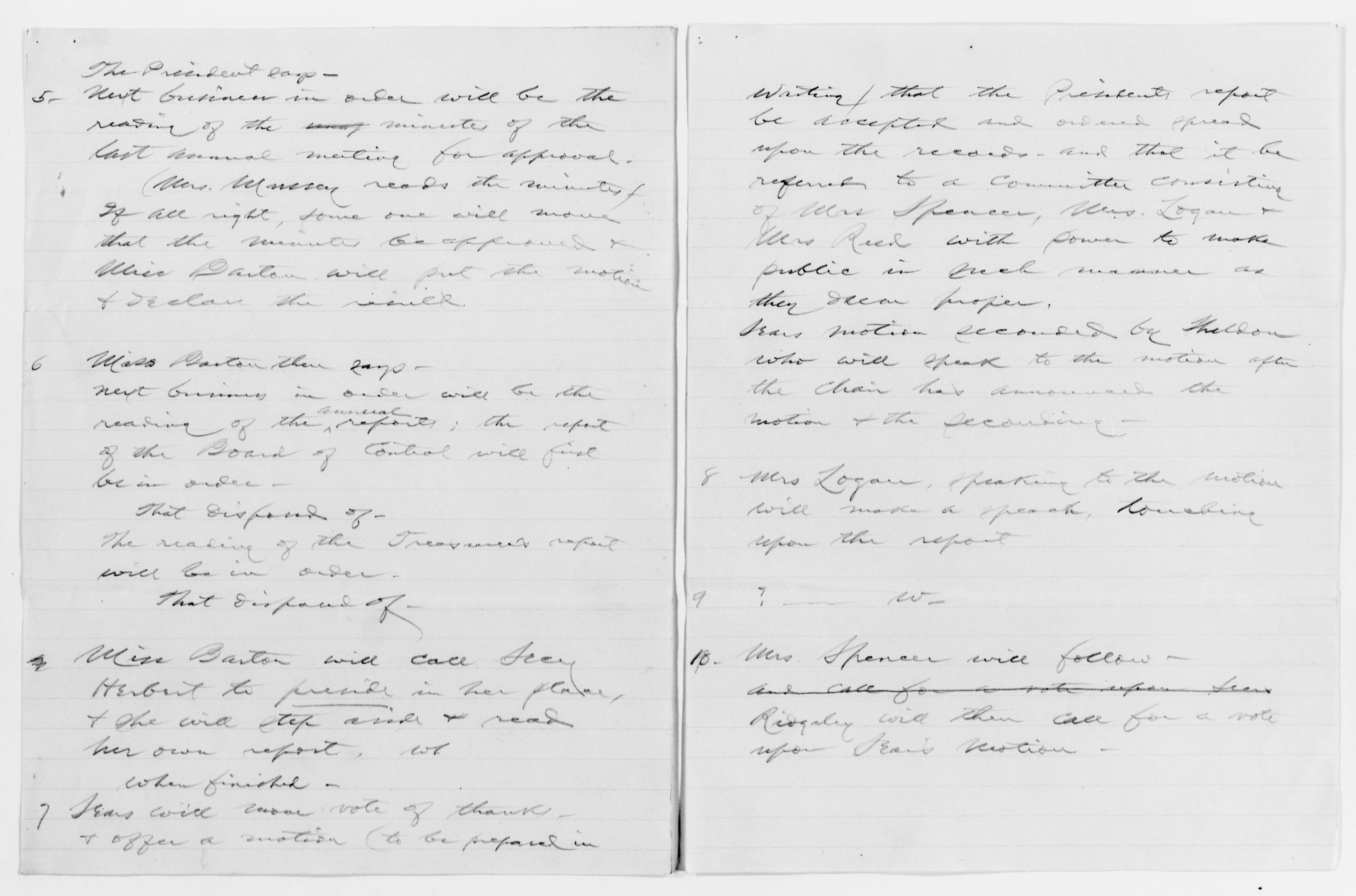 Scanned image of the current content page