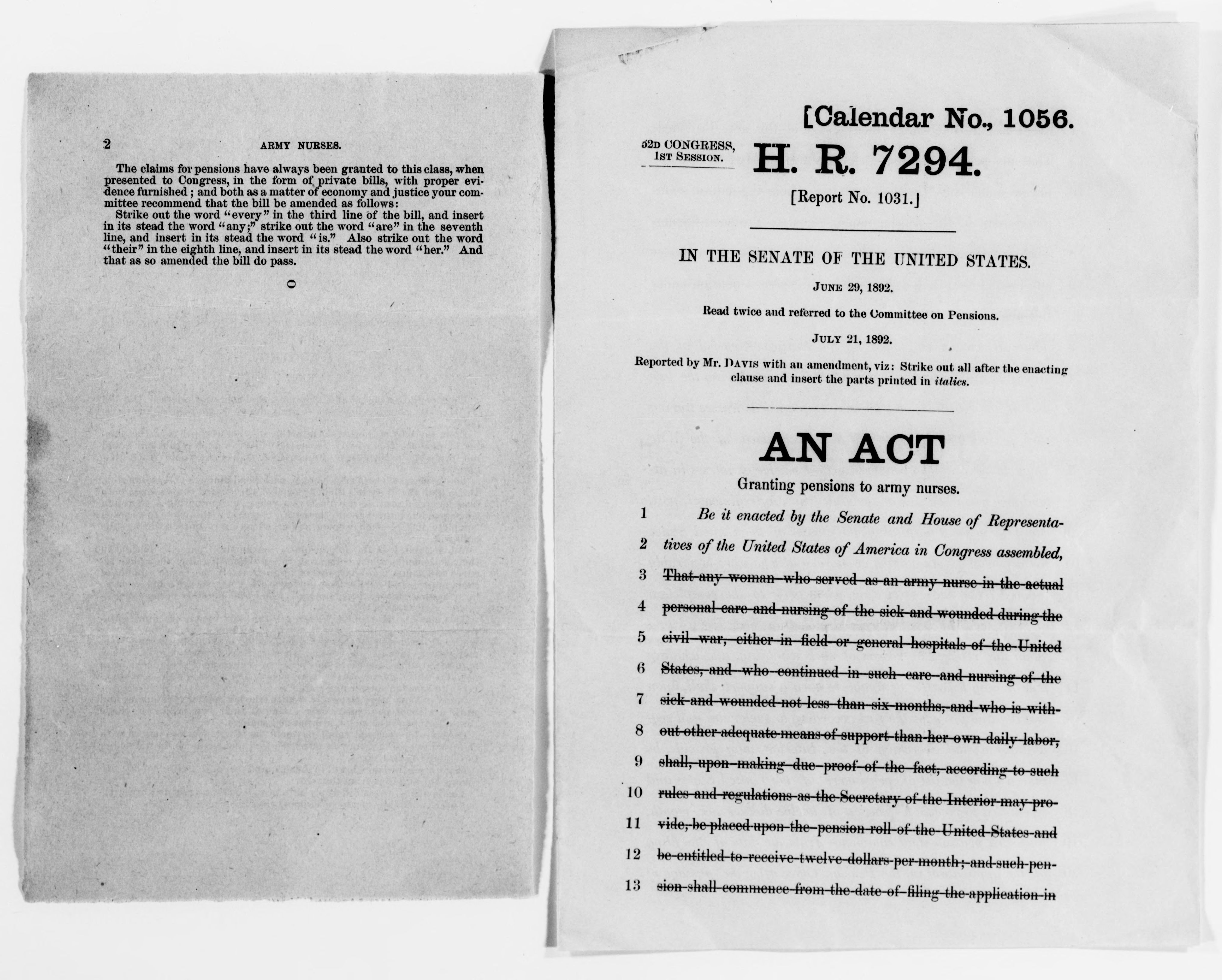 Scanned image of the current content page